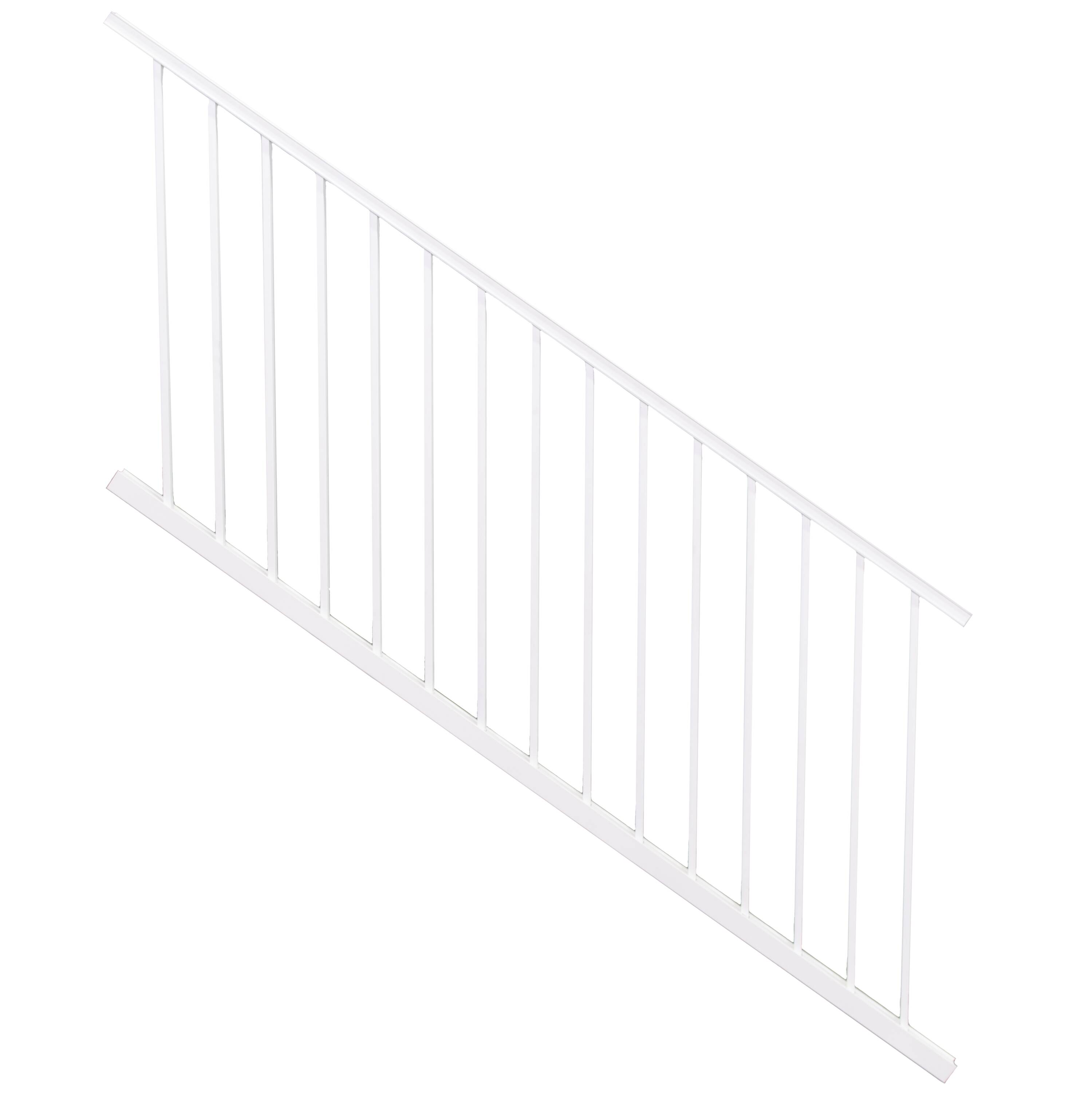 Harmony Railing 6-ft x 34-in White Aluminum Deck Rail Kit