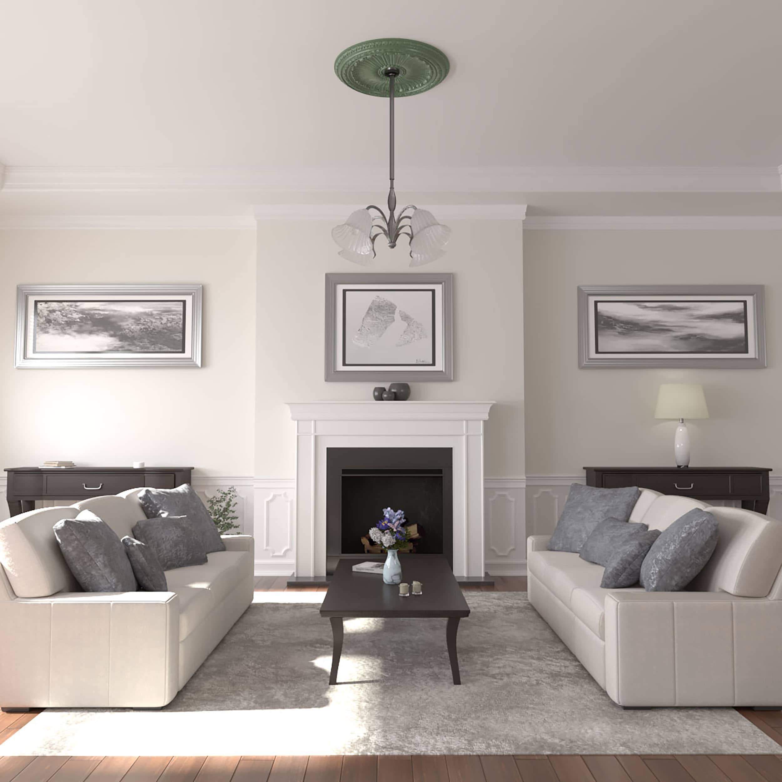 Ekena Millwork CM35VIAGF Ceiling-Medallions - View #4
