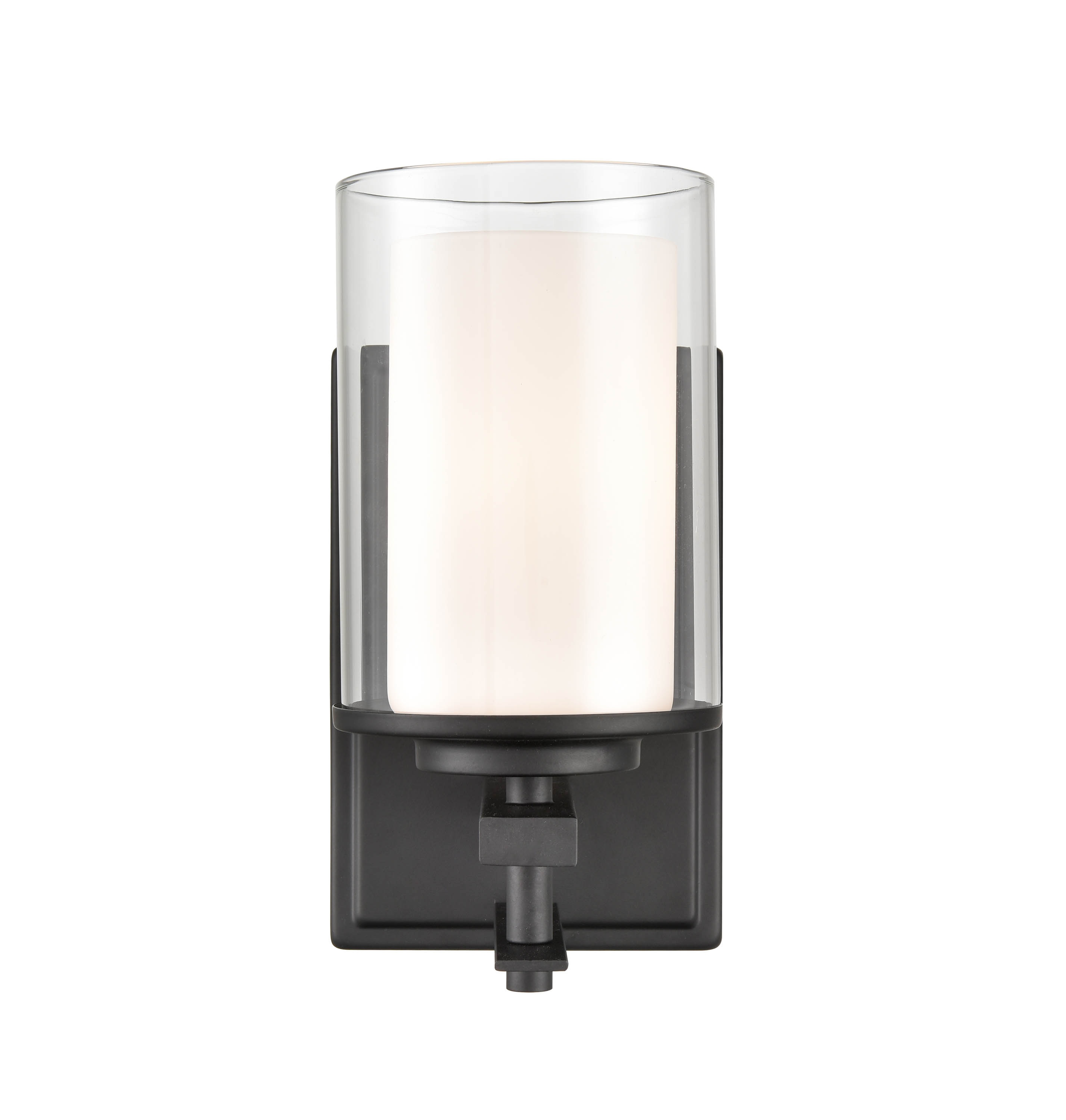 Millennium Lighting 5501-MB Huderson 4.75-in W 1 -Light Matte Black Wall Sconce