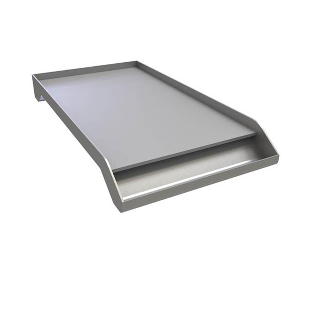 Sunstone Ruby Stainless Steel Non-stick Griddle in the Grill