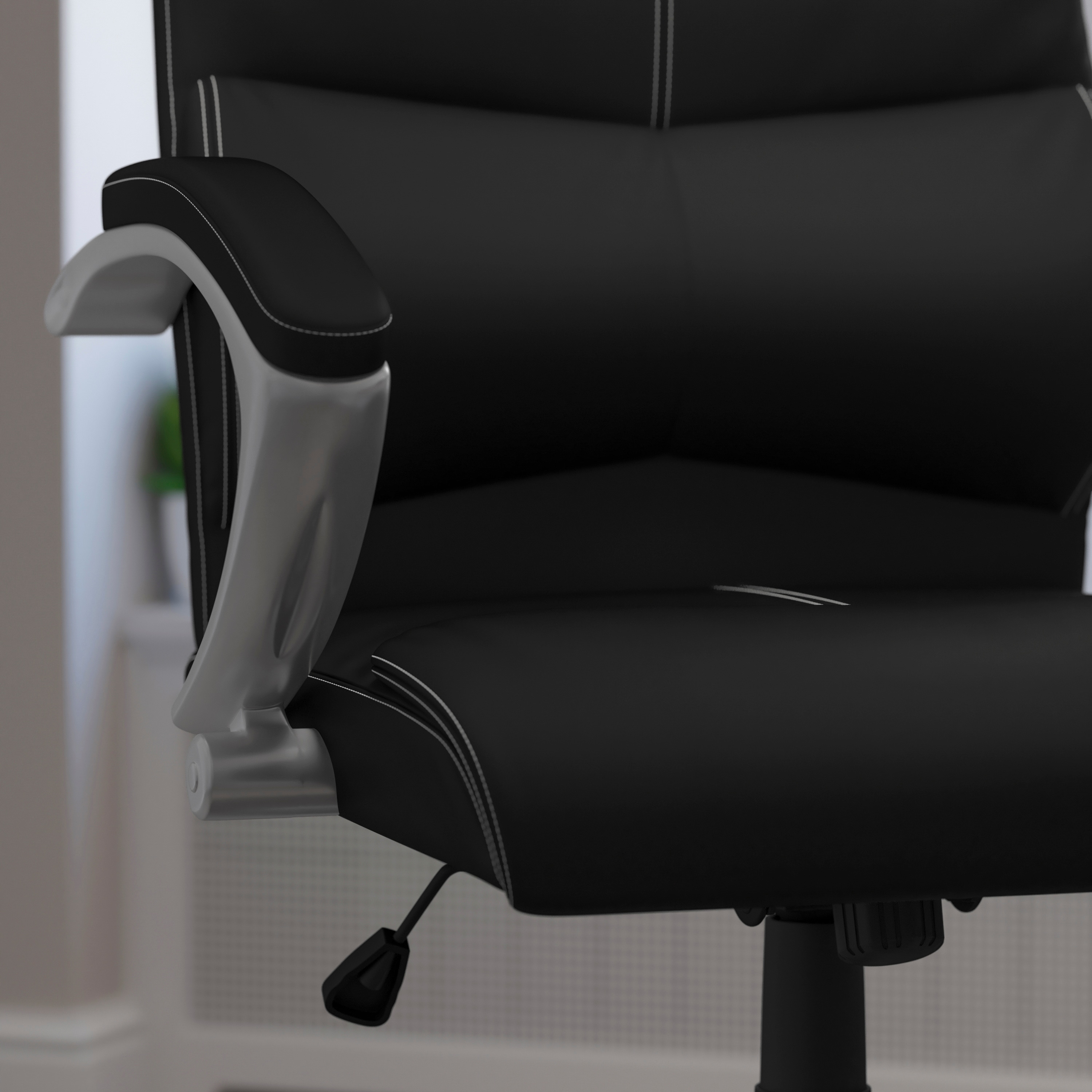 High Back Black LeatherSoft Executive Swivel Office Chair