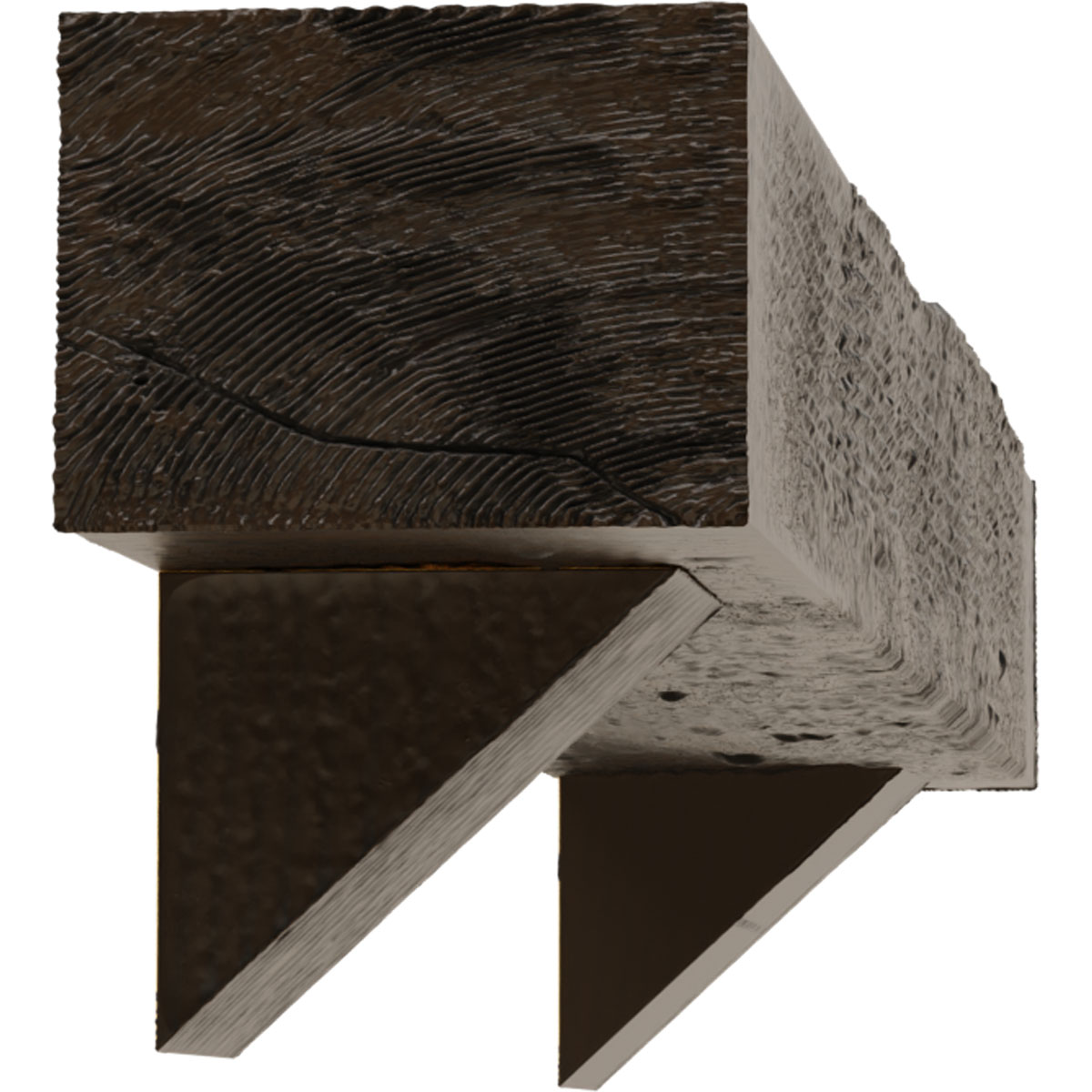Ekena Millwork MANURS04X04X72BKBM Mantel-Shelves - View #4