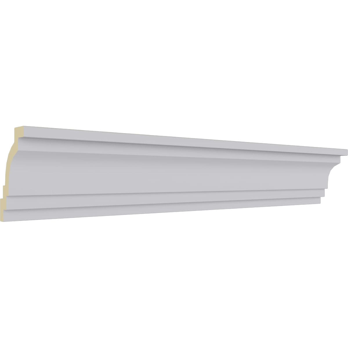 Ekena Millwork Traditional 7-ft 10-1/2-in Primed Polyurethane 169363 ...