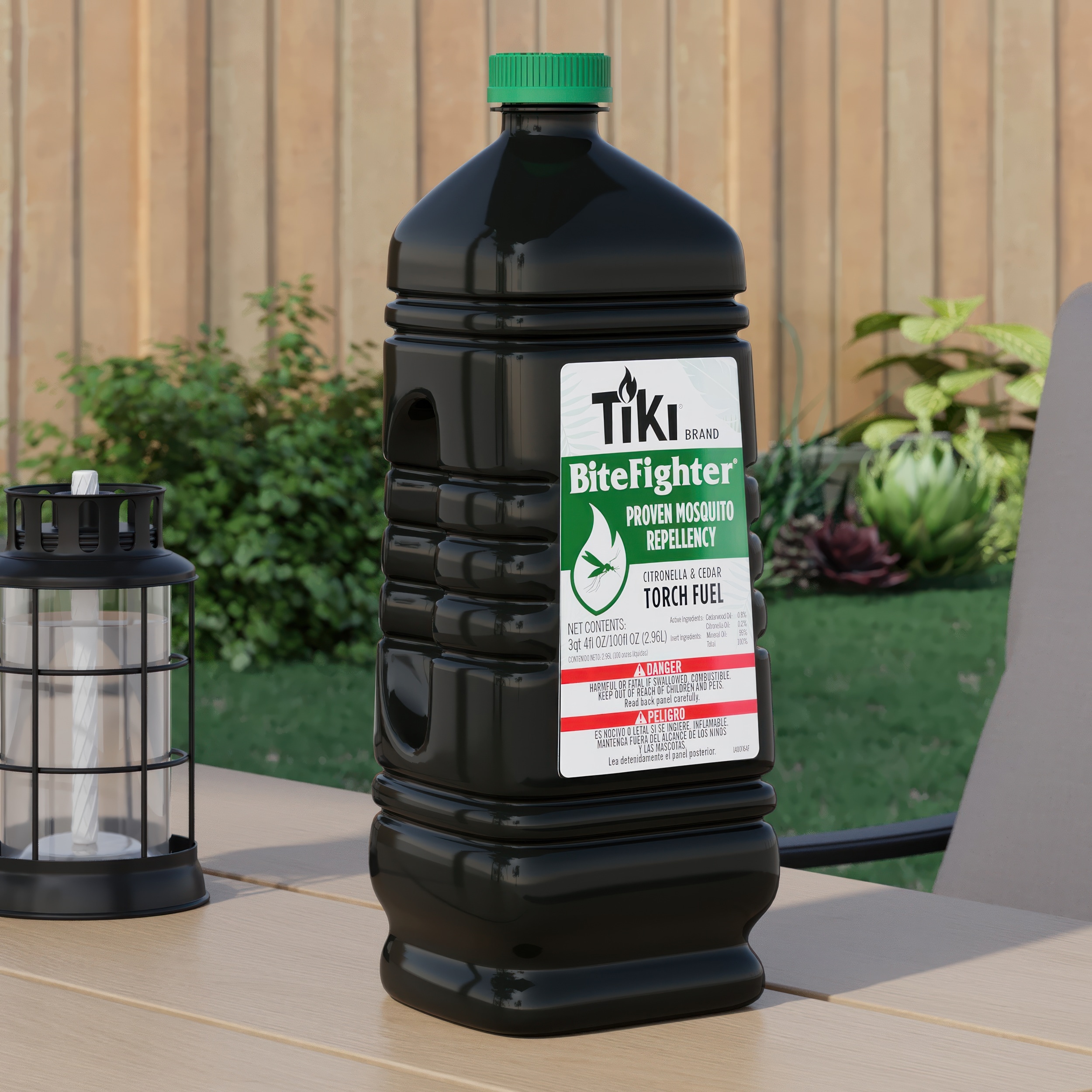 TIKI 100-oz Fuel In Brown Bottle Citronella Torch Fuel 1216155 at
