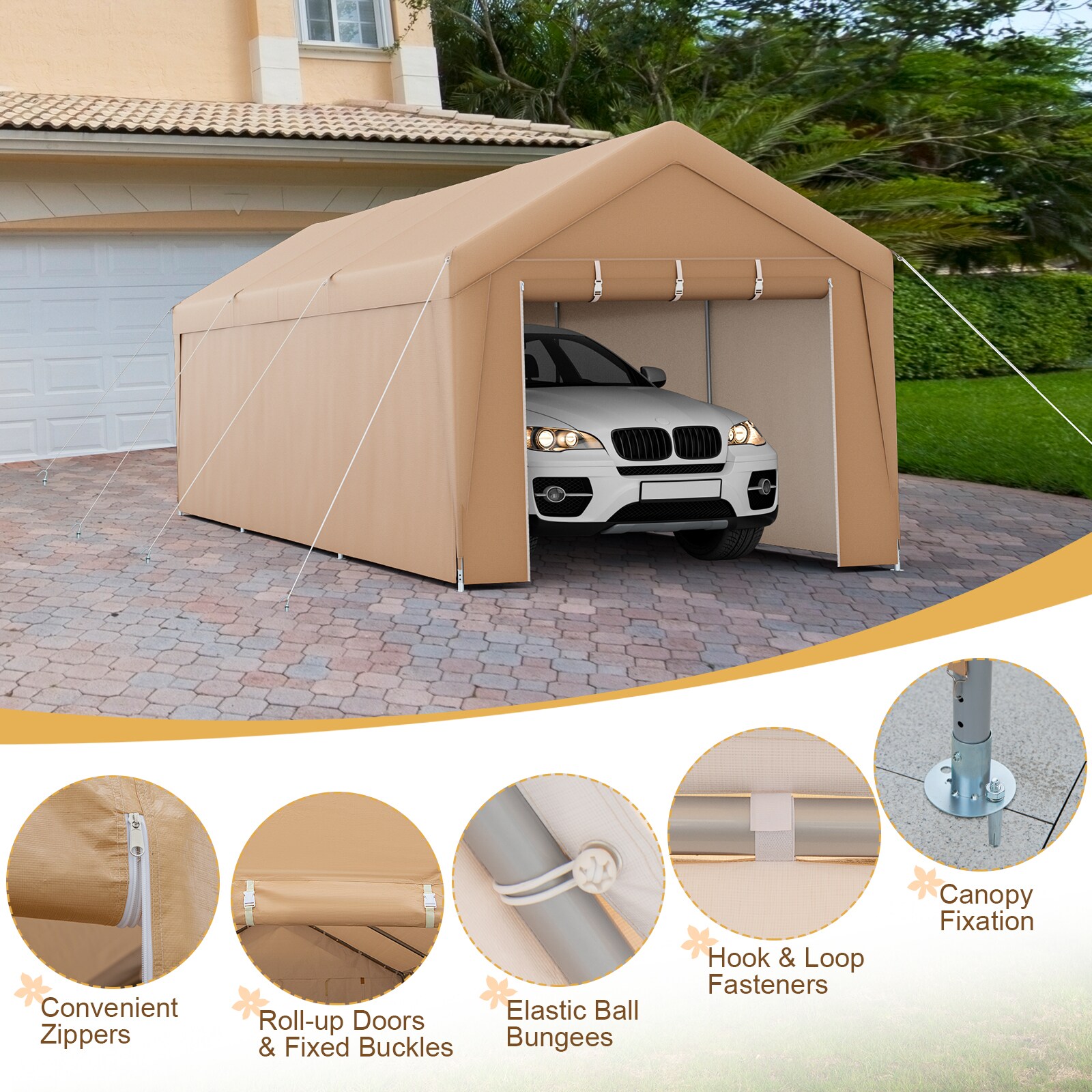 Poinic CWJDS10019 Carport-Covers - View #3