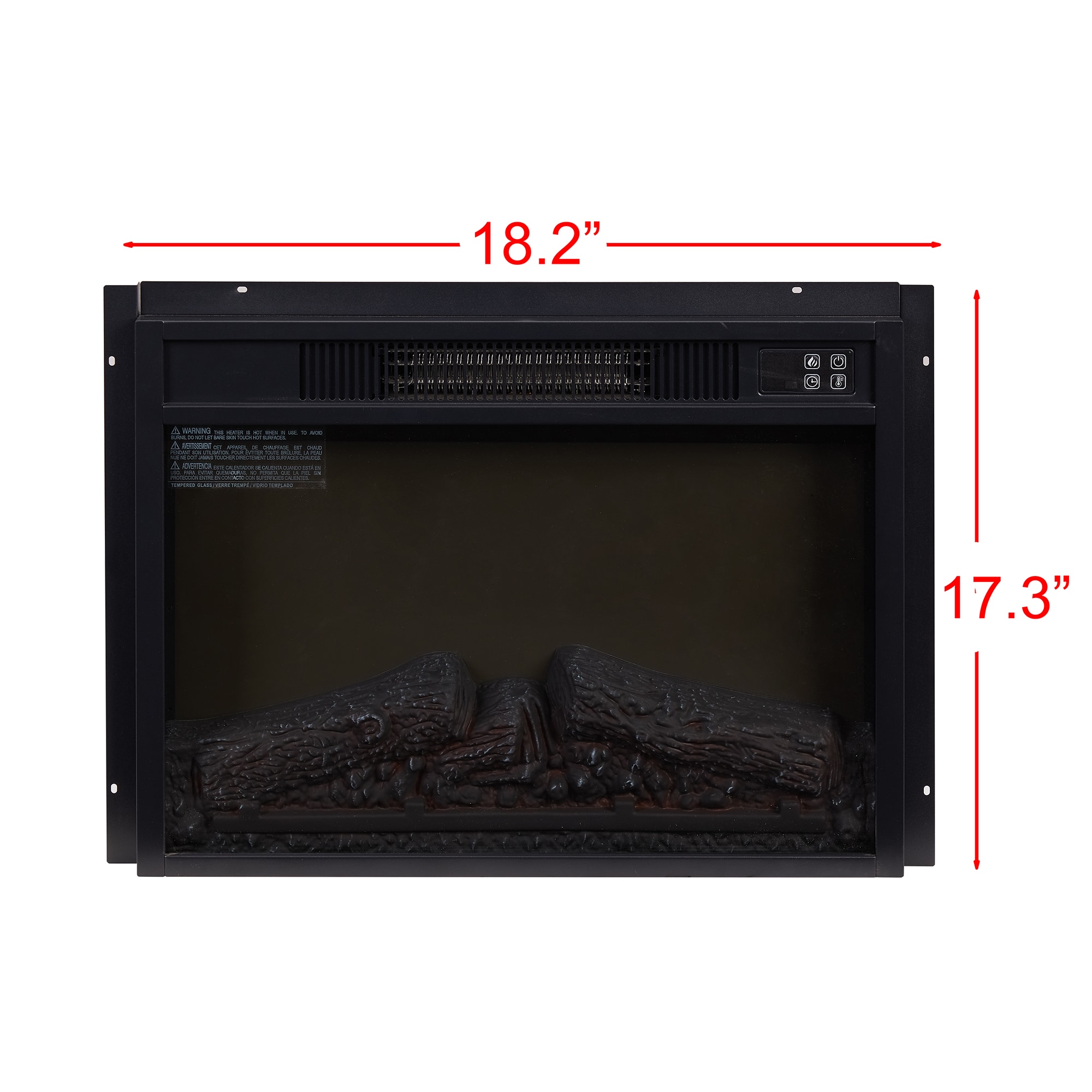 SINOFURN SYC070023BK Electric-Fireplace-Fireboxes - View #6