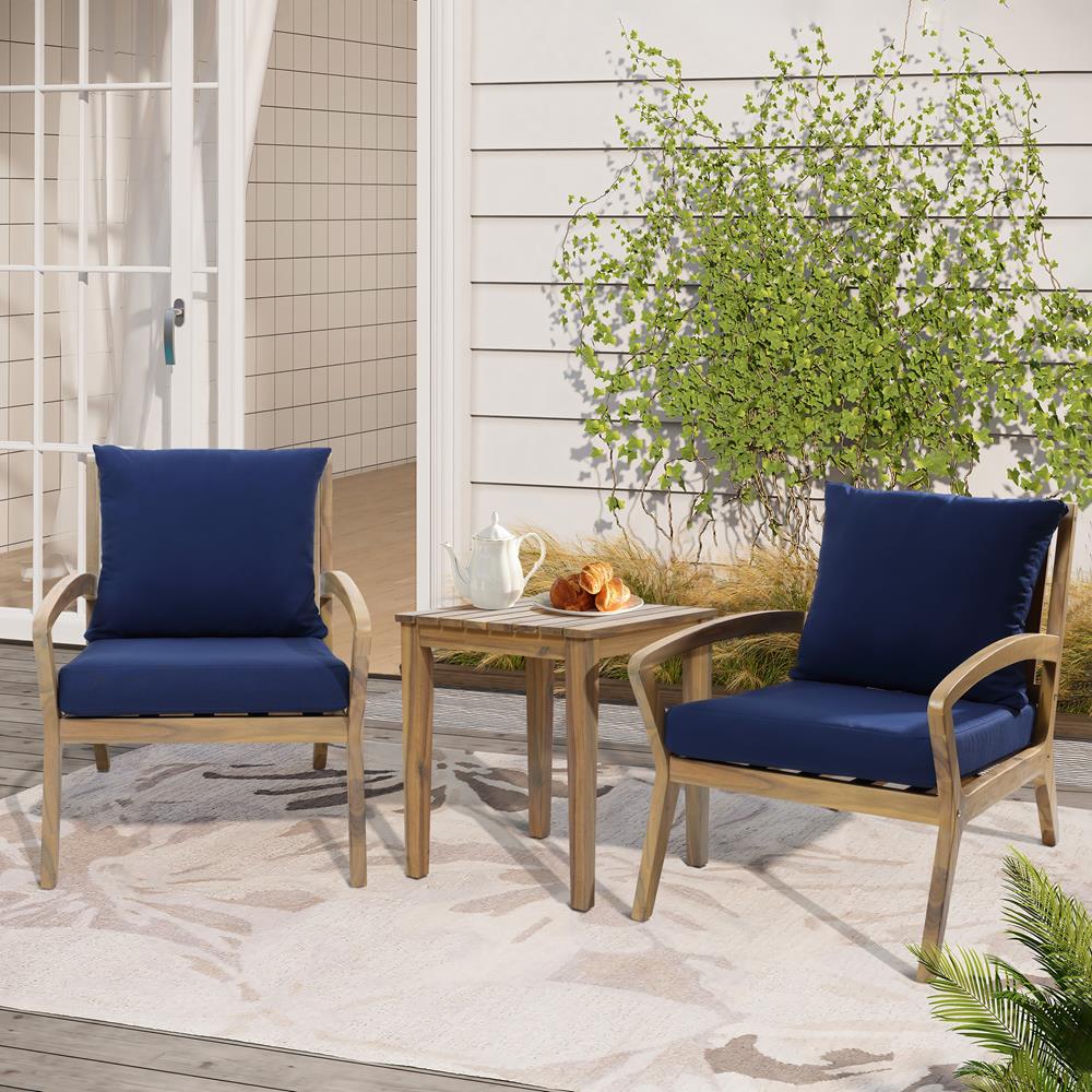 LuxenHome WHOF1906-BL Patio-Conversation-Sets - View #6
