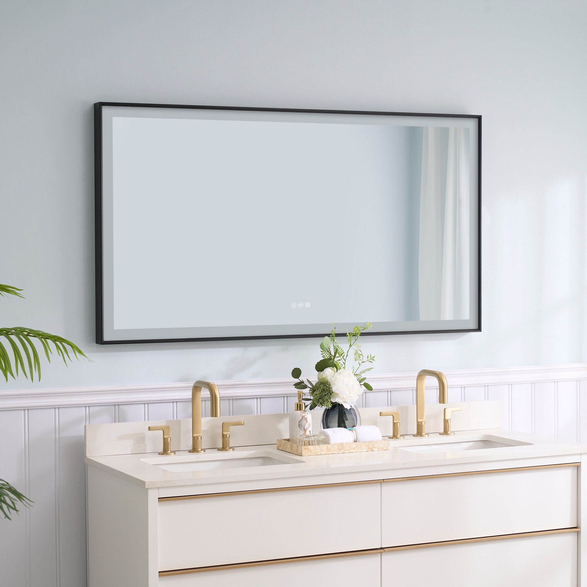 WELLFOR M1FM5530MB Framed-Bath-Mirrors - View #2