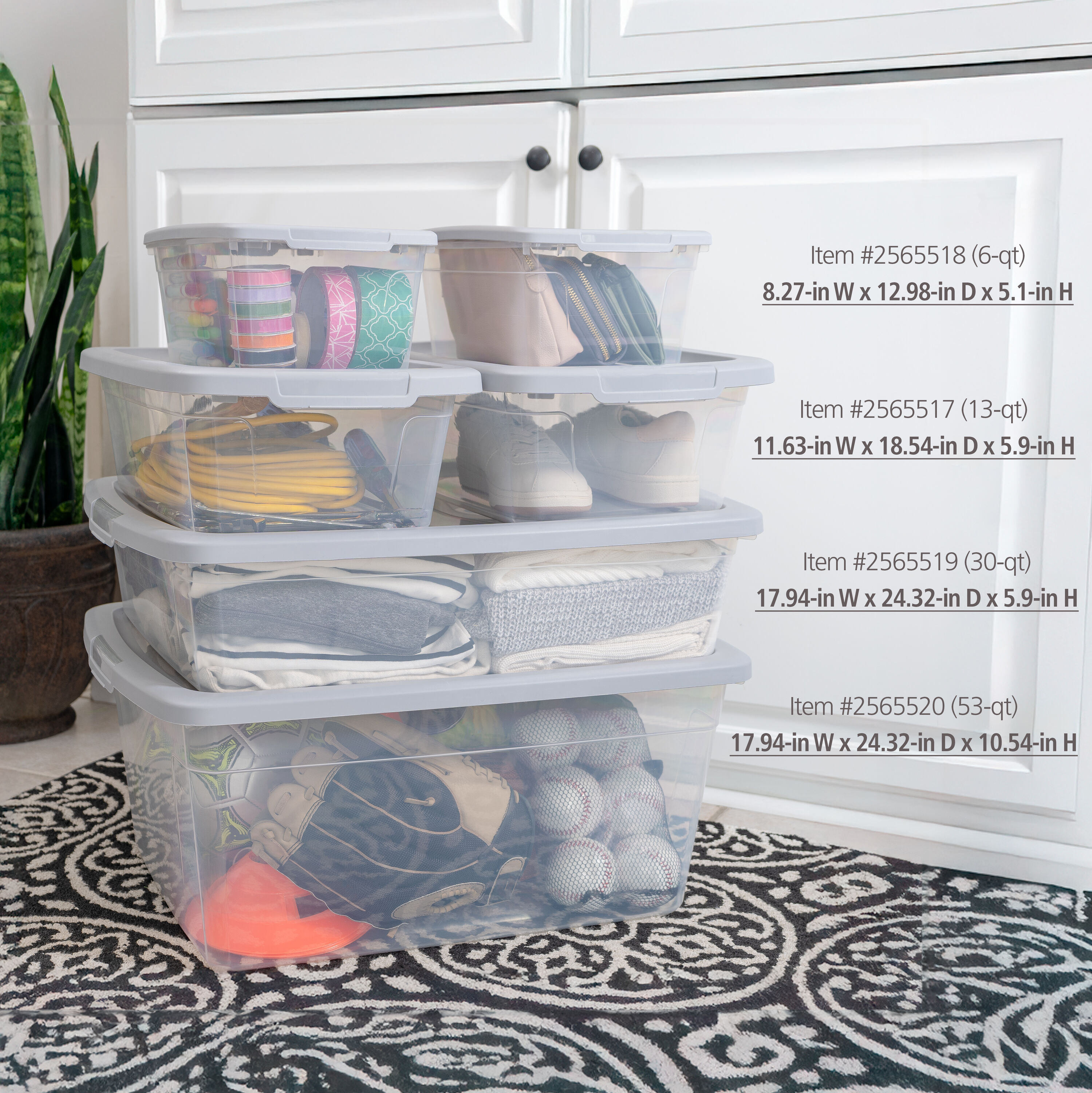 Project Source 7233-010-522 Plastic-Storage-Totes - View #6