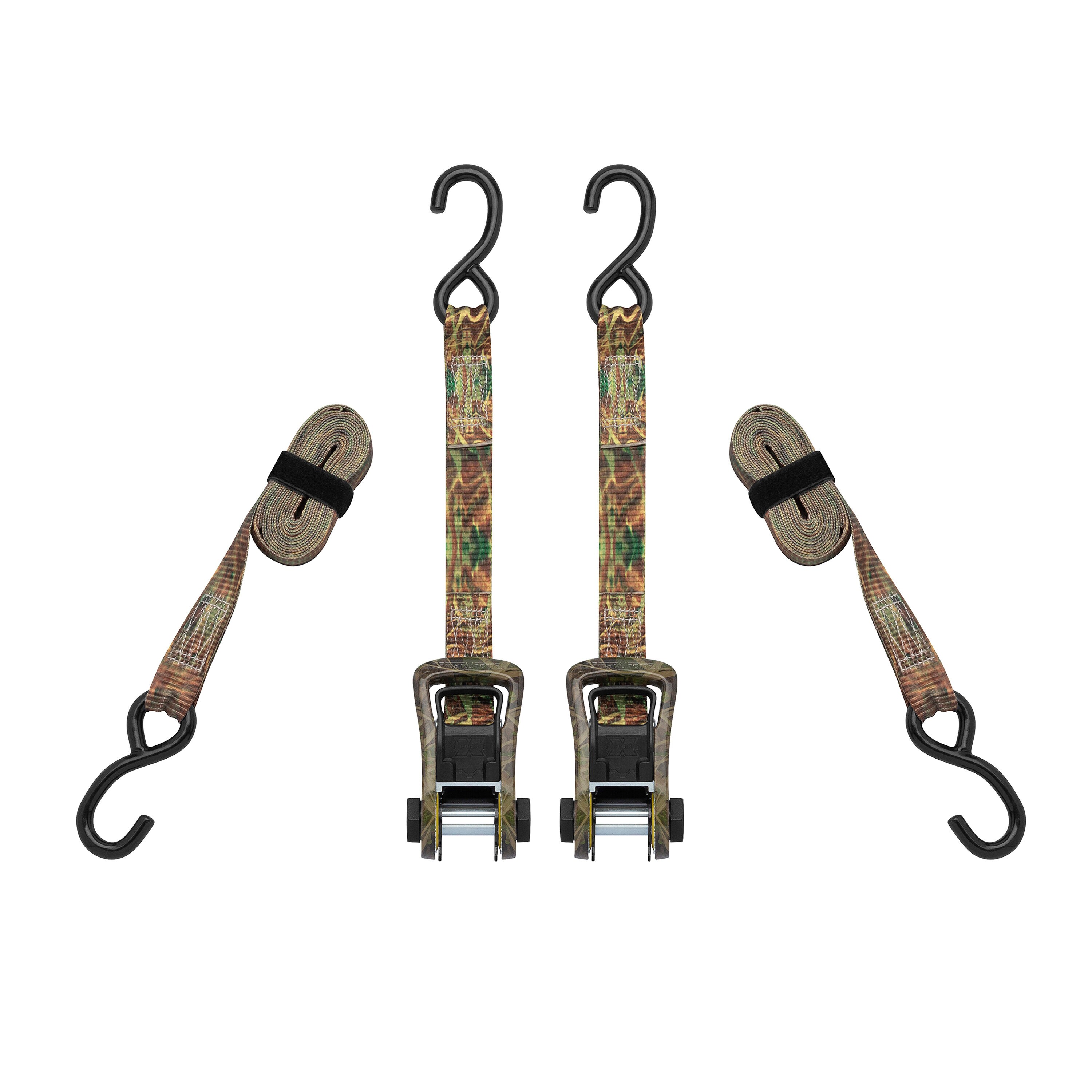 SmartStraps 1-1/4-in x 10-ft Ratchet Tie Down 4-Pack 1000-lb in the Tie  Downs department at