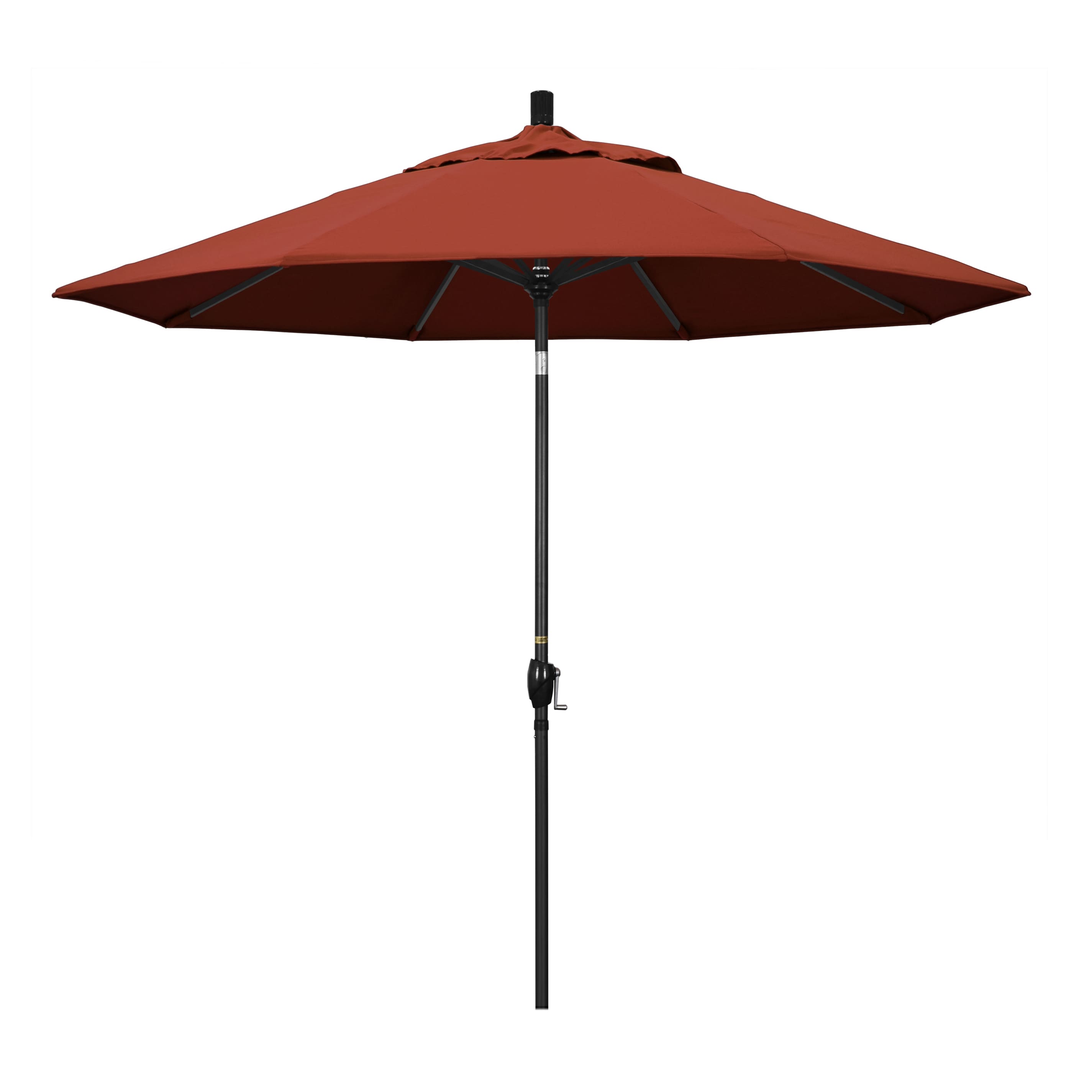 California Umbrella 194061828526 9-Feet Aluminum Red Market Patio Umbrella