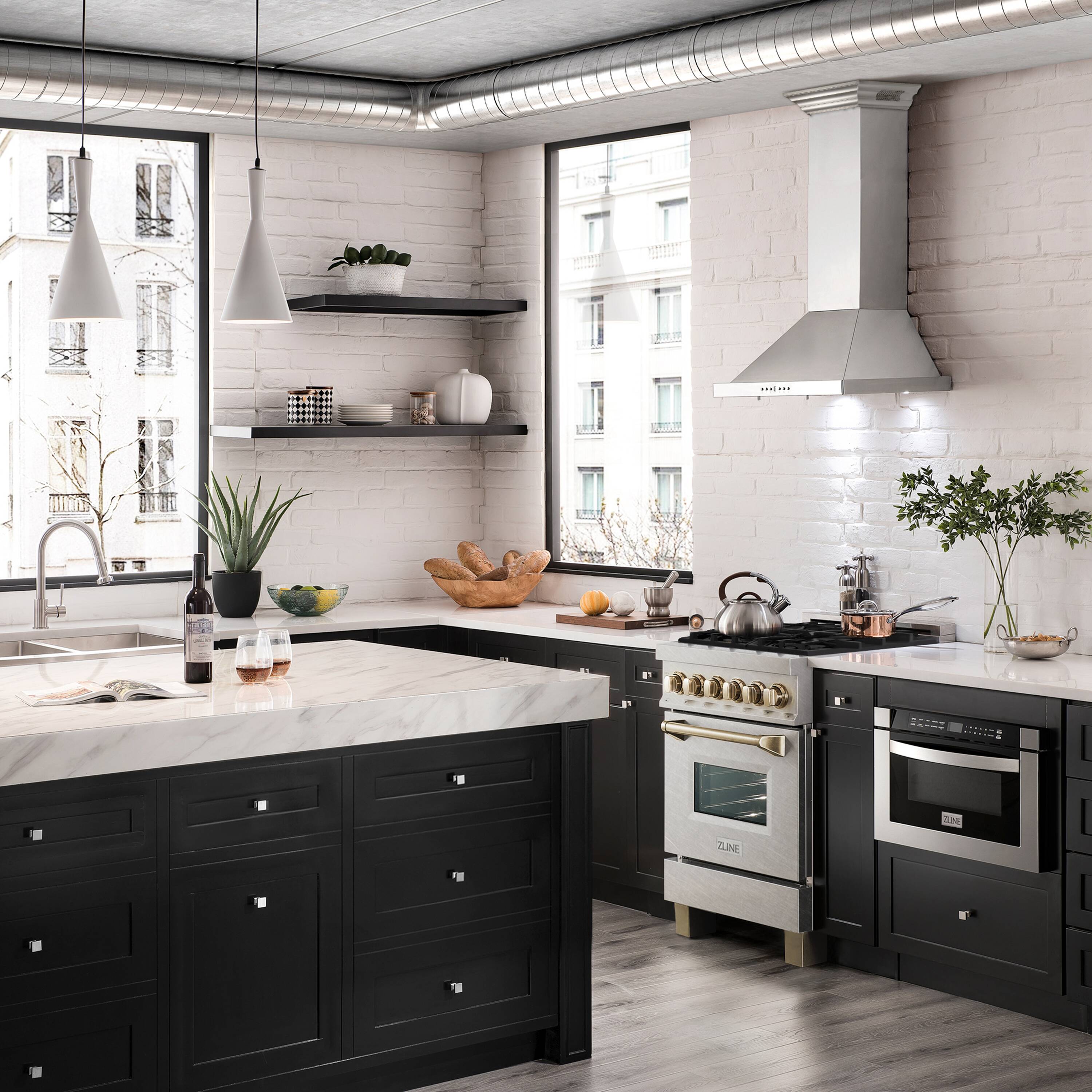 ZLINE KITCHEN & BATH RASZ-SN-24-G Dual-Fuel-Ranges - View #5