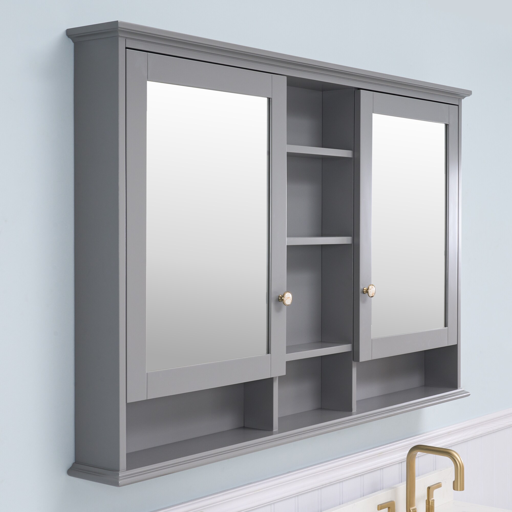 WELLFOR MED55YS1TG Bathroom-Medicine-Cabinets - View #9
