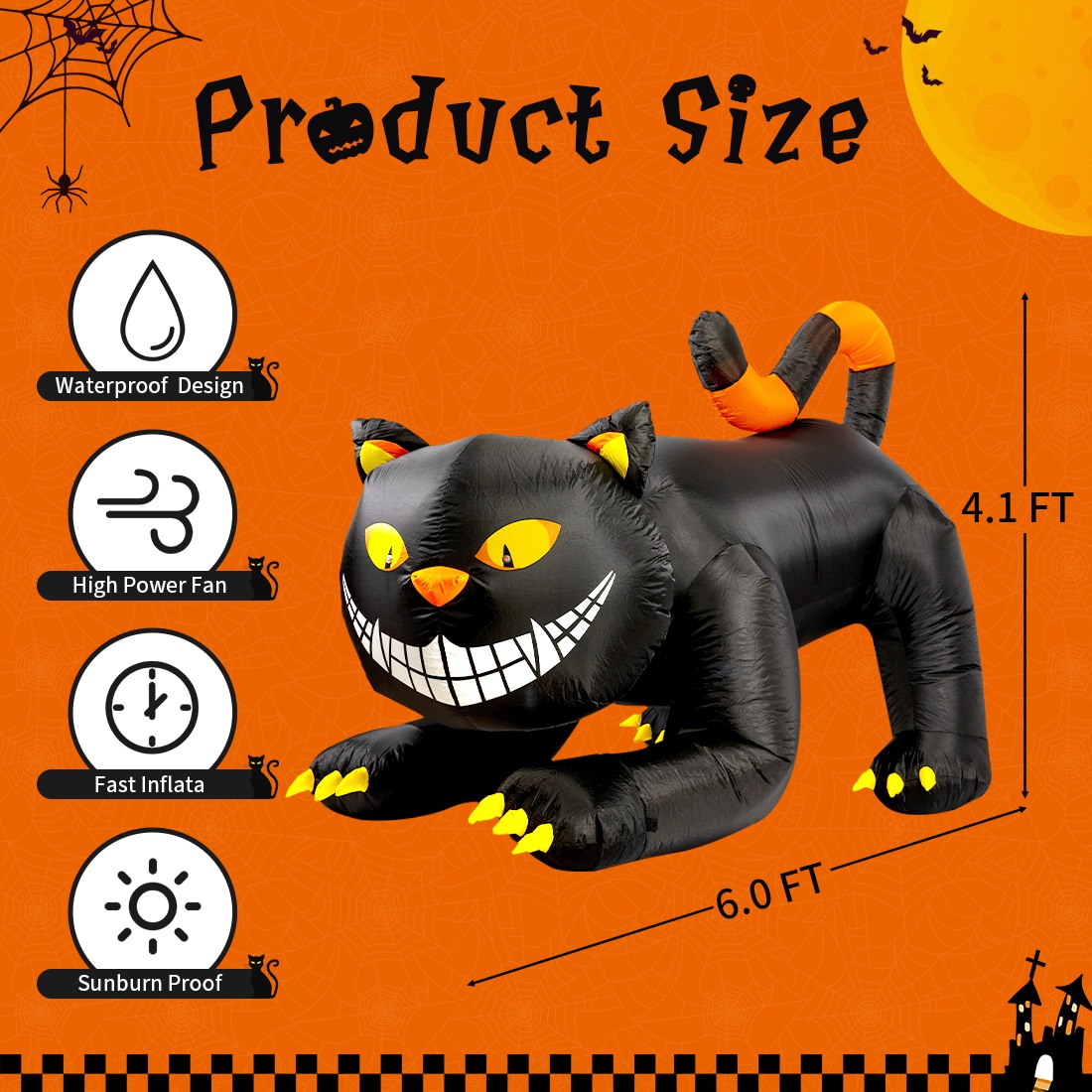 GOOSH DJ-WS-69057 Outdoor-Halloween-Decor - View #4