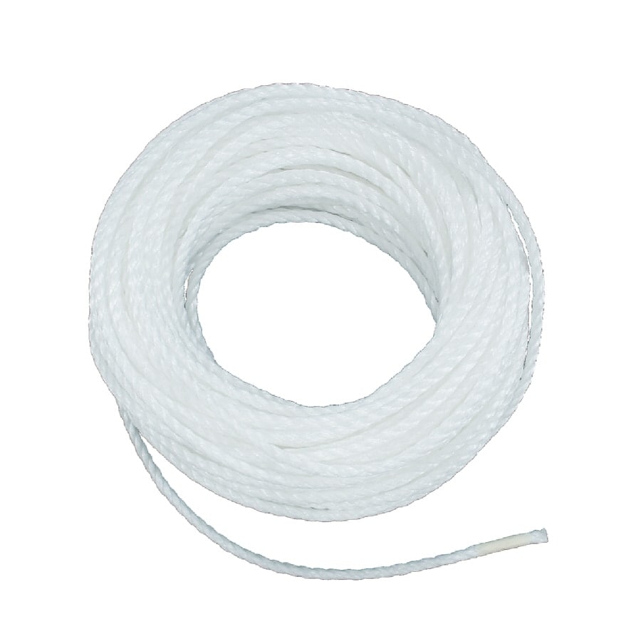 Lehigh 3/8-in x 50-ft White Twisted Nylon Rope in the Packaged