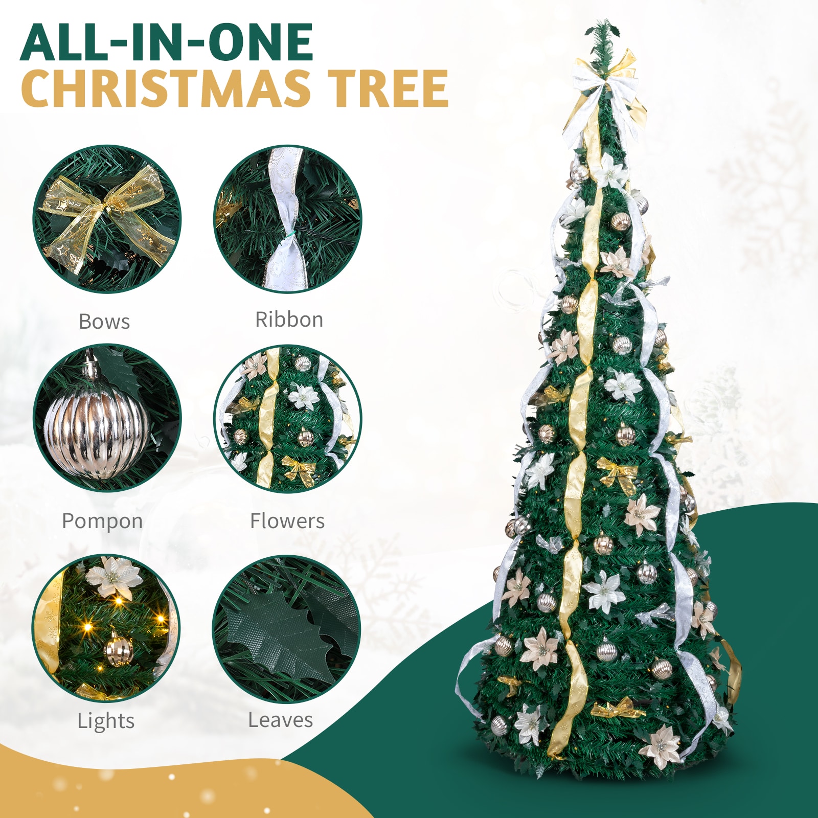 Winado 1-G61000569 Artificial-Christmas-Trees - View #7