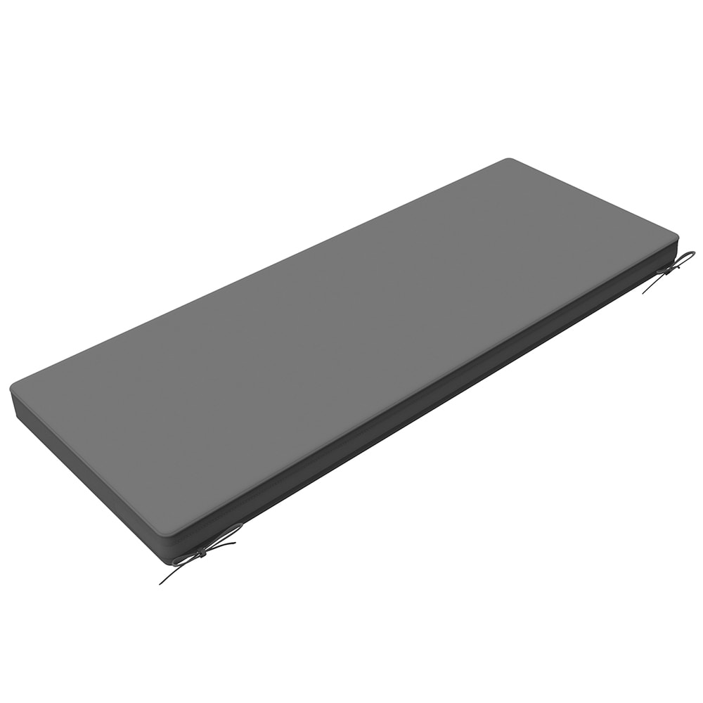 AAAAAcessories AOC-B-P-DARKGREY-42 42-in x 18-in Dark Gray Patio Bench Cushion