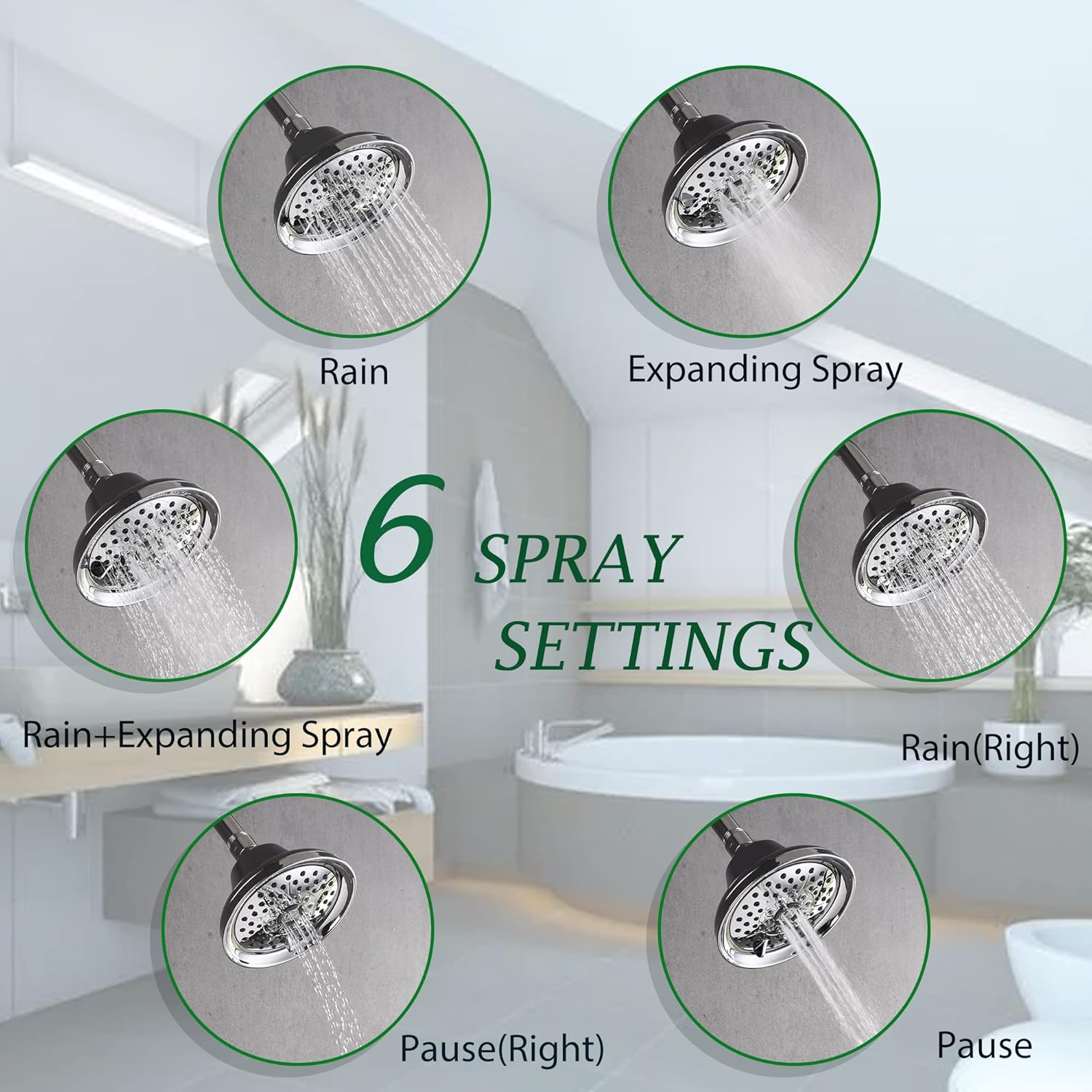 waterpar WPLO-SH32 Fixed-Showerhead - View #2
