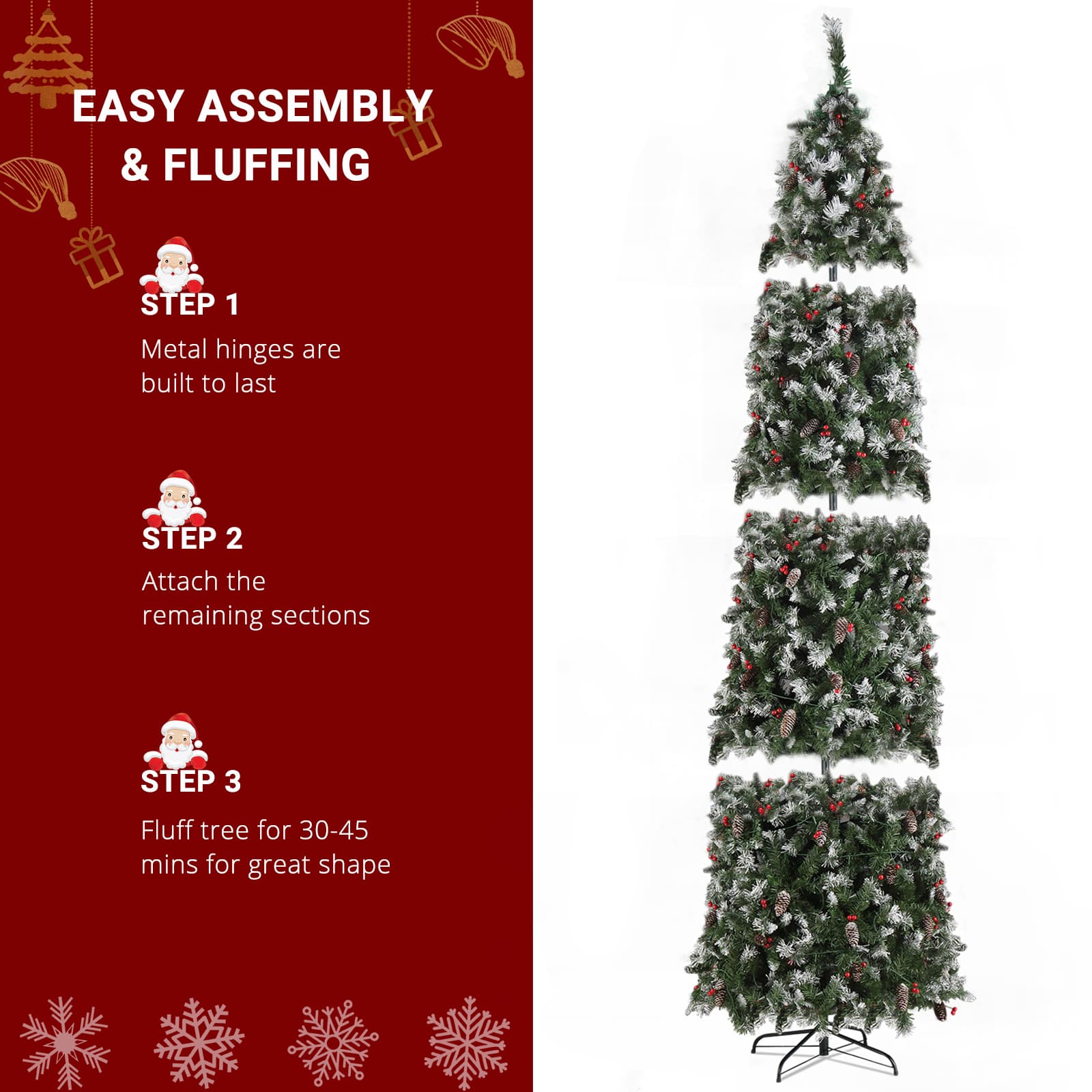 VERYKE LL-CST142 Artificial-Christmas-Trees - View #7