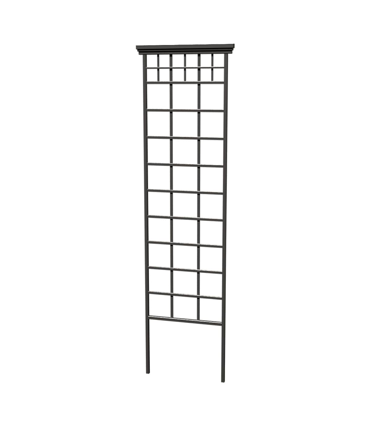 Style Selections 24-in W x 78-in H Black Garden Trellis in the Garden Trellises department at Lowes
