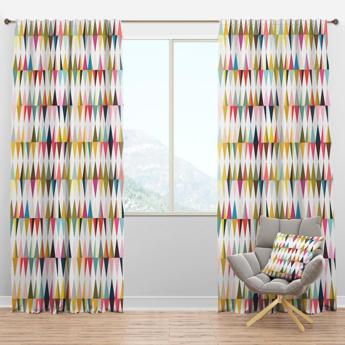 Single Curtain Panel In The Curtains, Multi Color Curtains