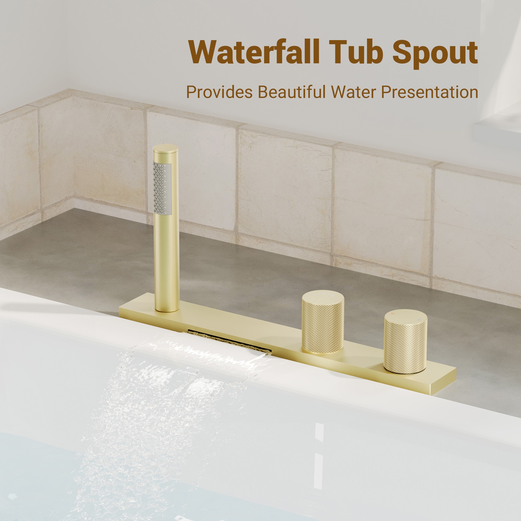 CASAINC TC05-ORB Roman-Tub-Faucets - View #7