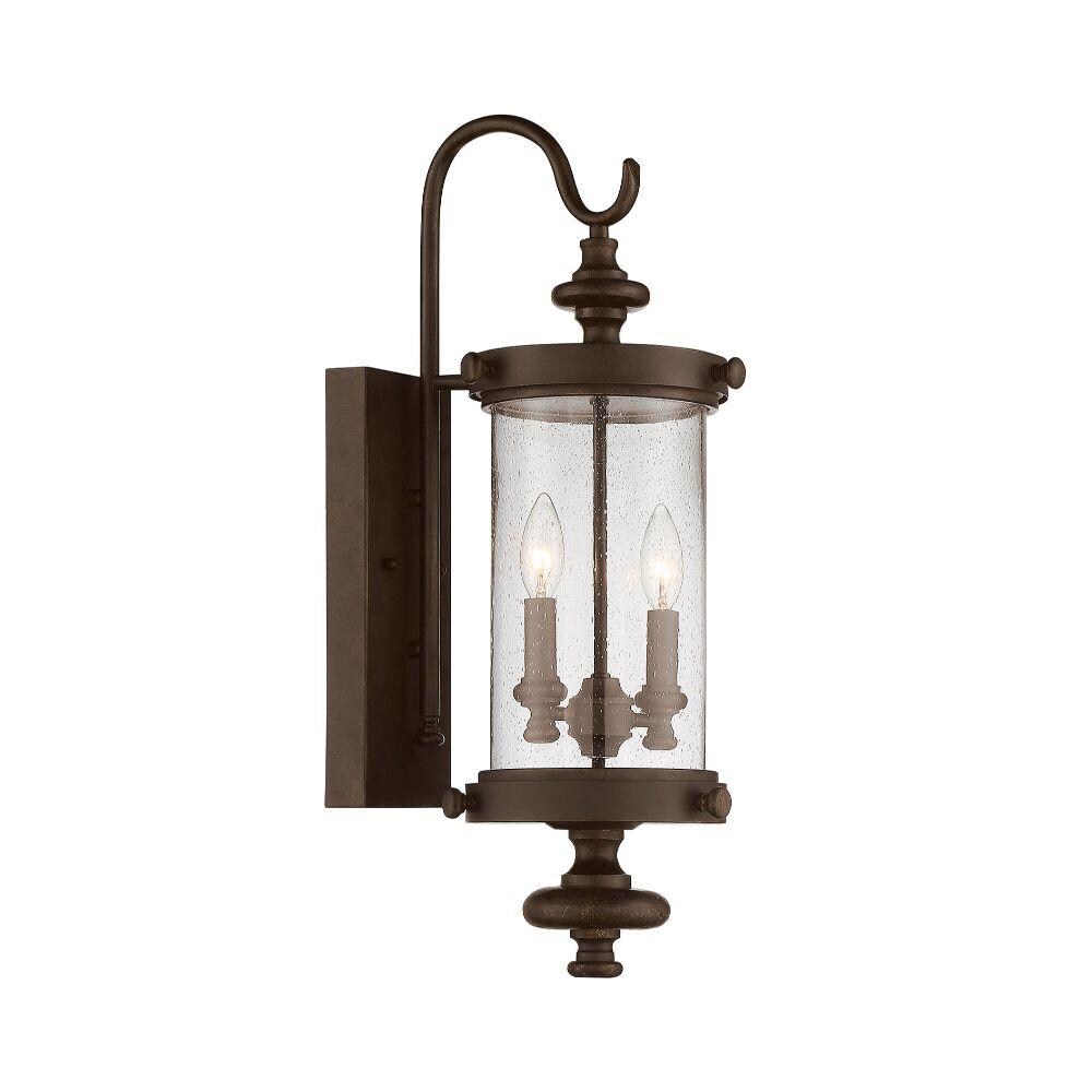  LW-SH512454 7.5-in W 1-Light Walnut Patina Transitional Wall Sconce