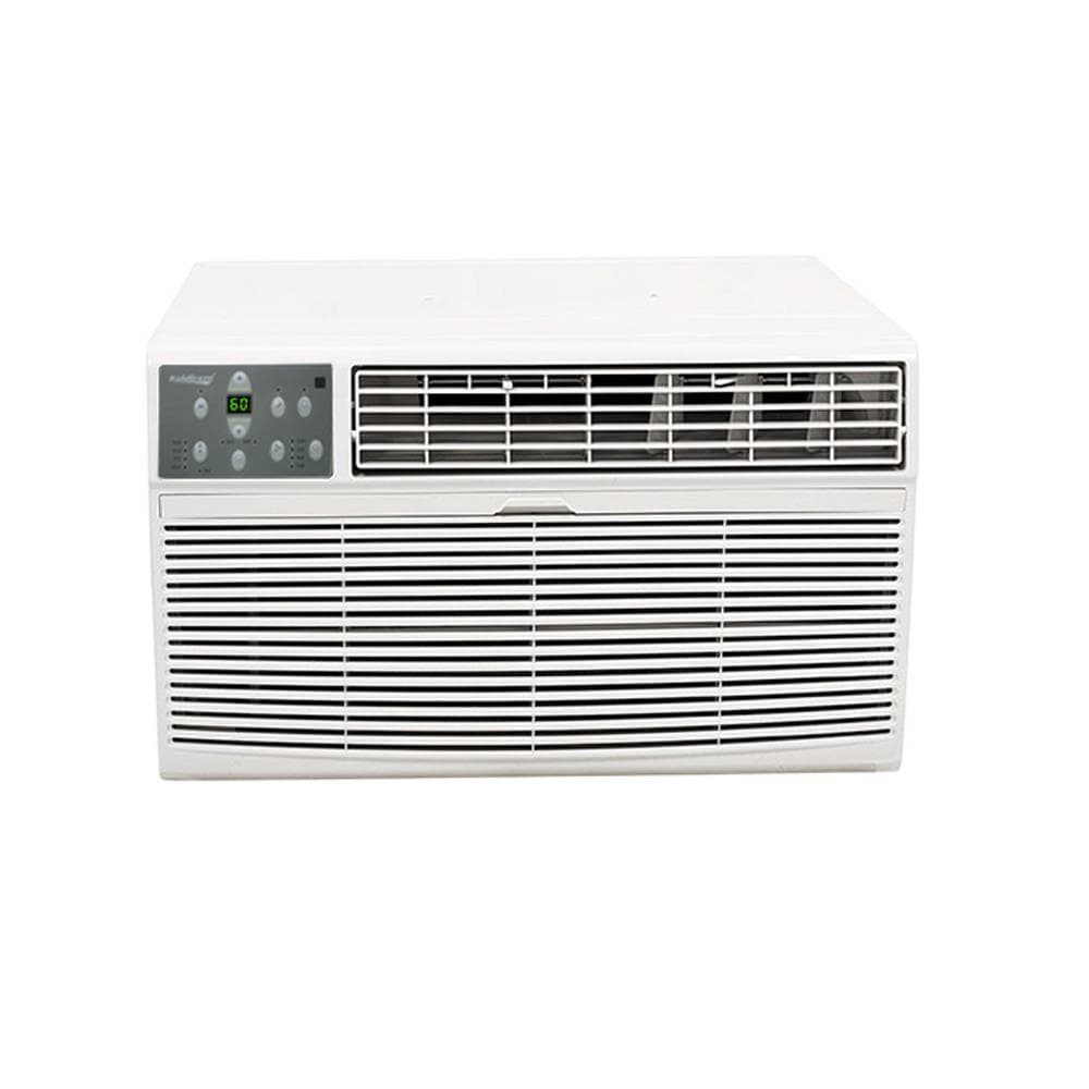 Keystone 14000-BTU-BTU 700-sq ft 230-Volt White Through-the-wall Air  Conditioner Heater Included with Remote in the Wall Air Conditioners  department at