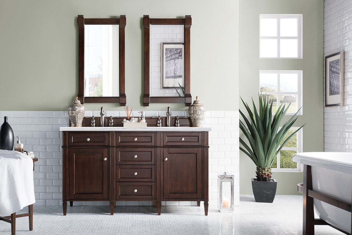 James Martin Vanities 650-V60D-BNM-3AF Bath-Vanity-Combo - View #2