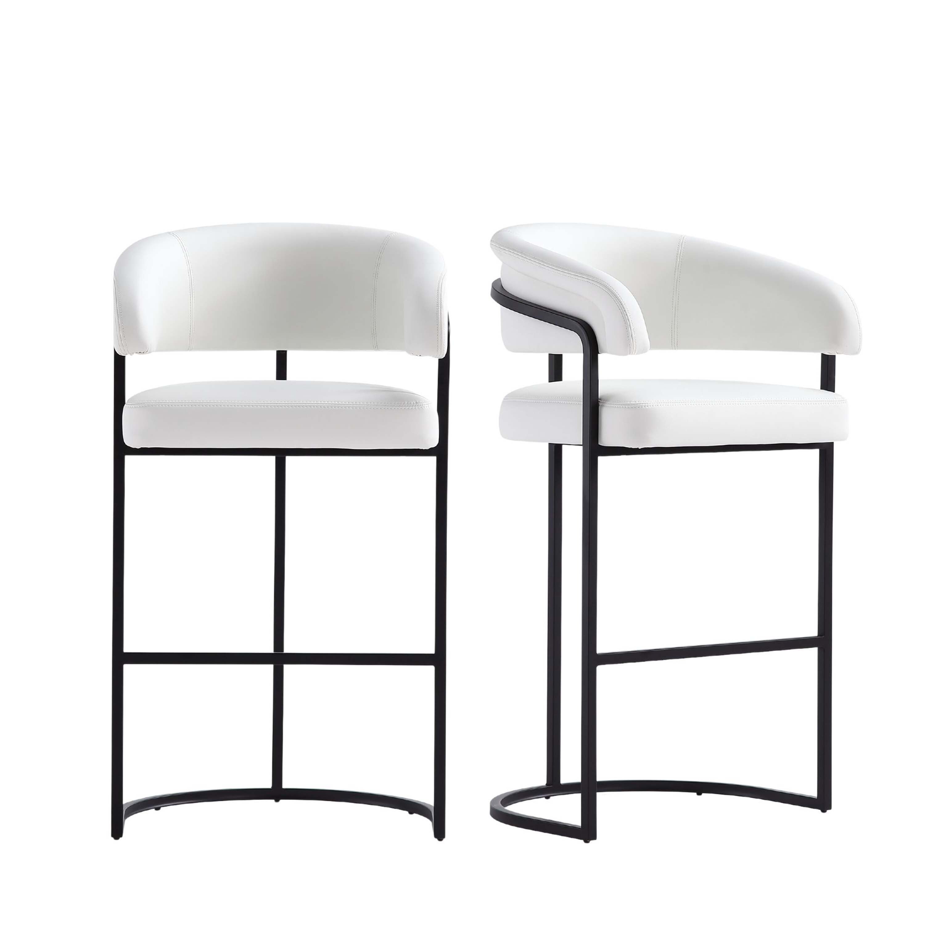 Manhattan Comfort 2-BS021-WH stools - View #2