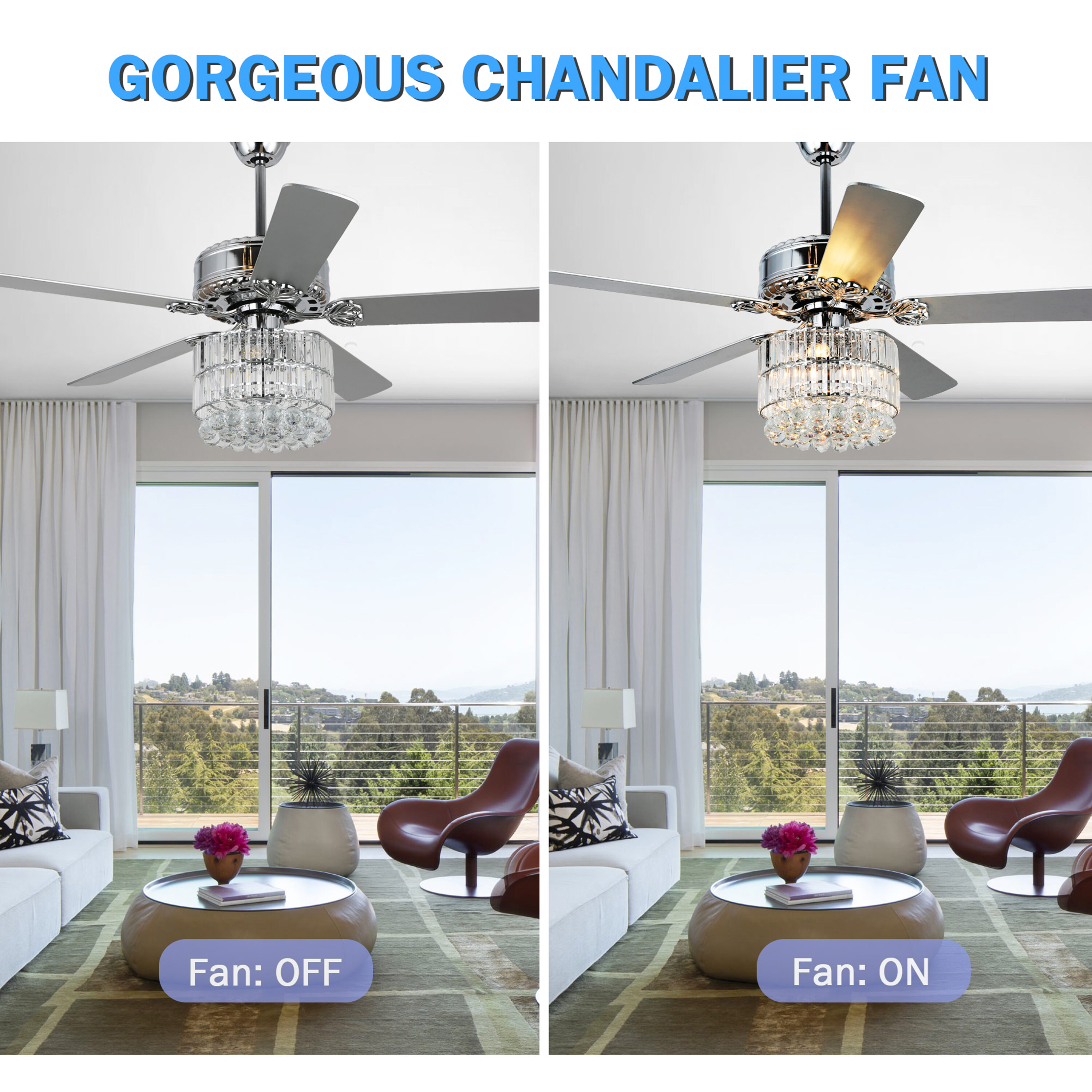 Oaks Decor BD2019 Ceiling-Fans - View #5