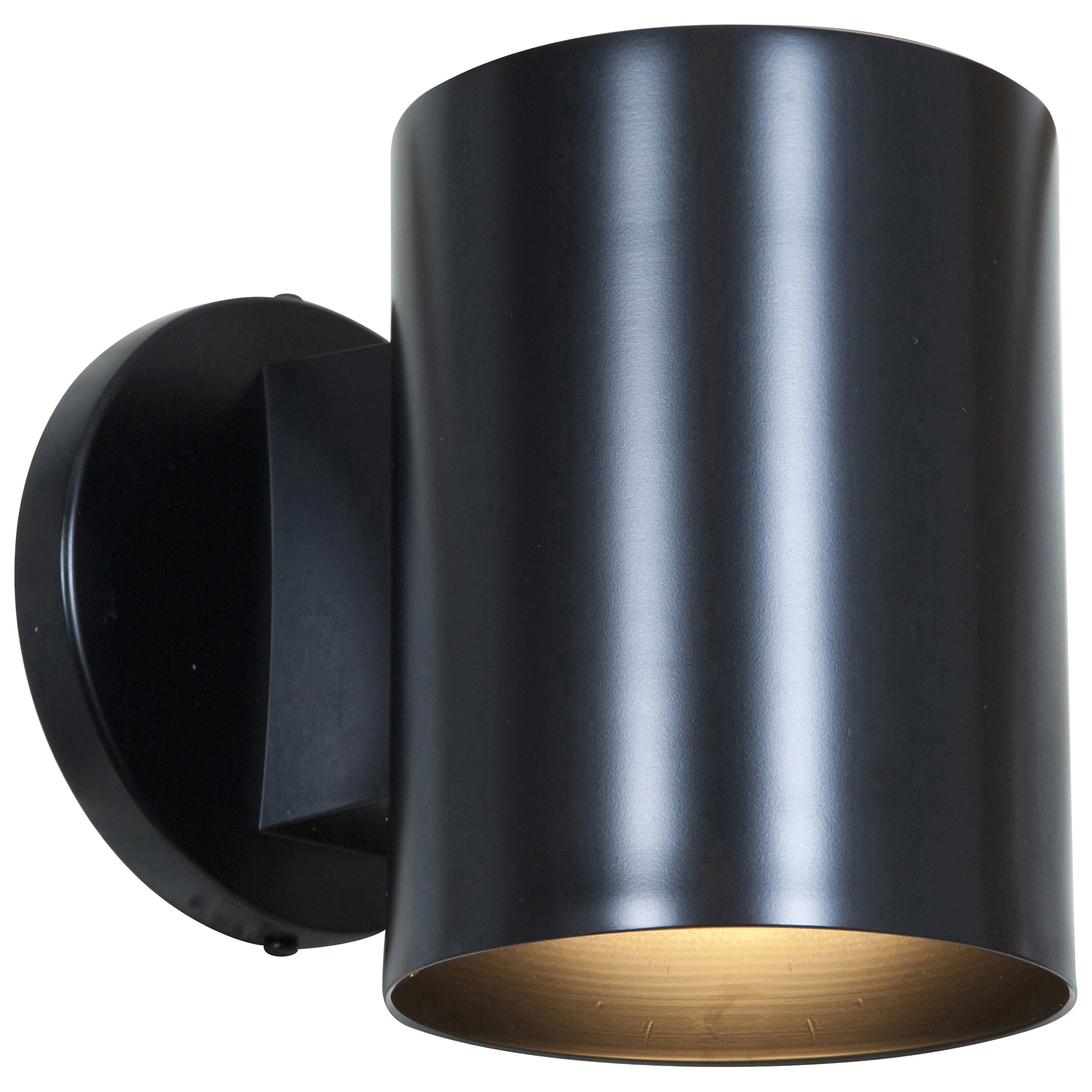 Access Lighting 20363LEDDLP-BL Poseidon 4.75-in W 1 -Light Black Wall Sconce