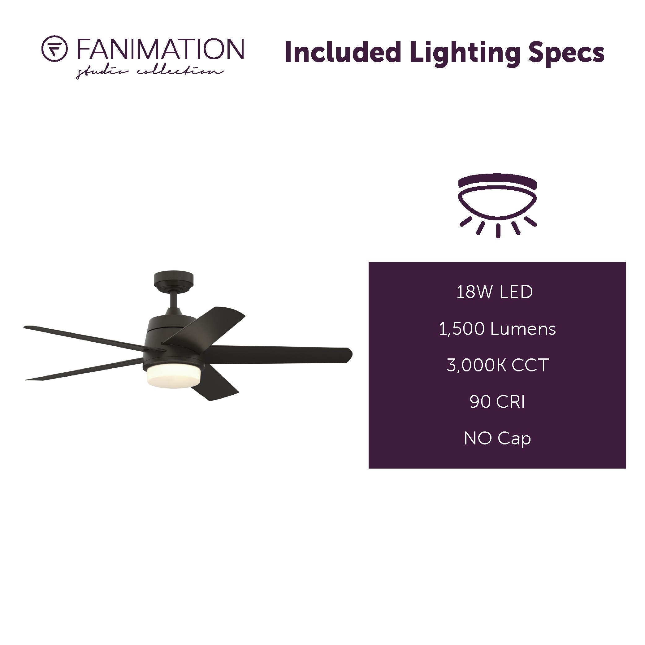 Fanimation Studio Collection LP8064BLAZ Ceiling-Fans - View #10