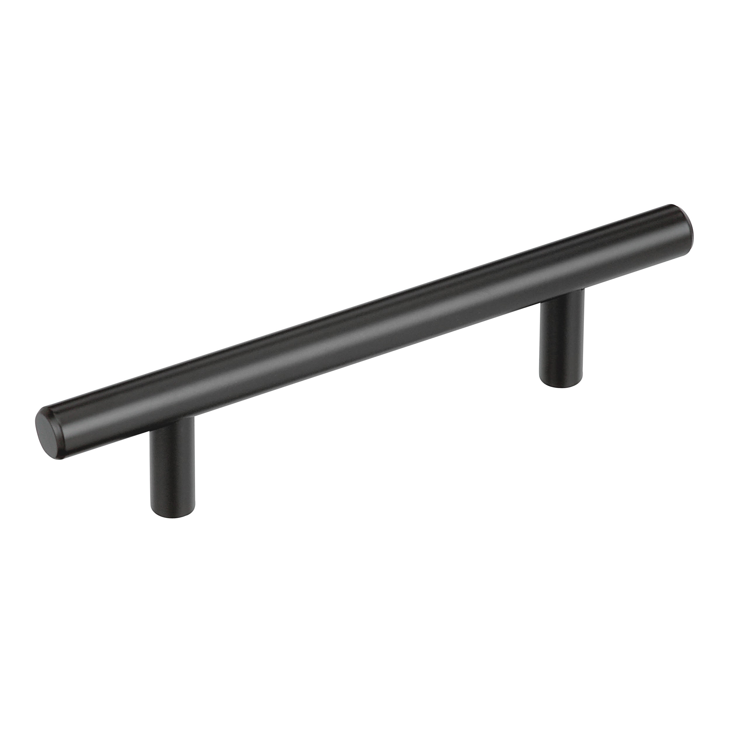Amerock BP40516MB Bar Pulls 3-3/4-in , 96mm Center to Center Matte Black Cylindrical Bar