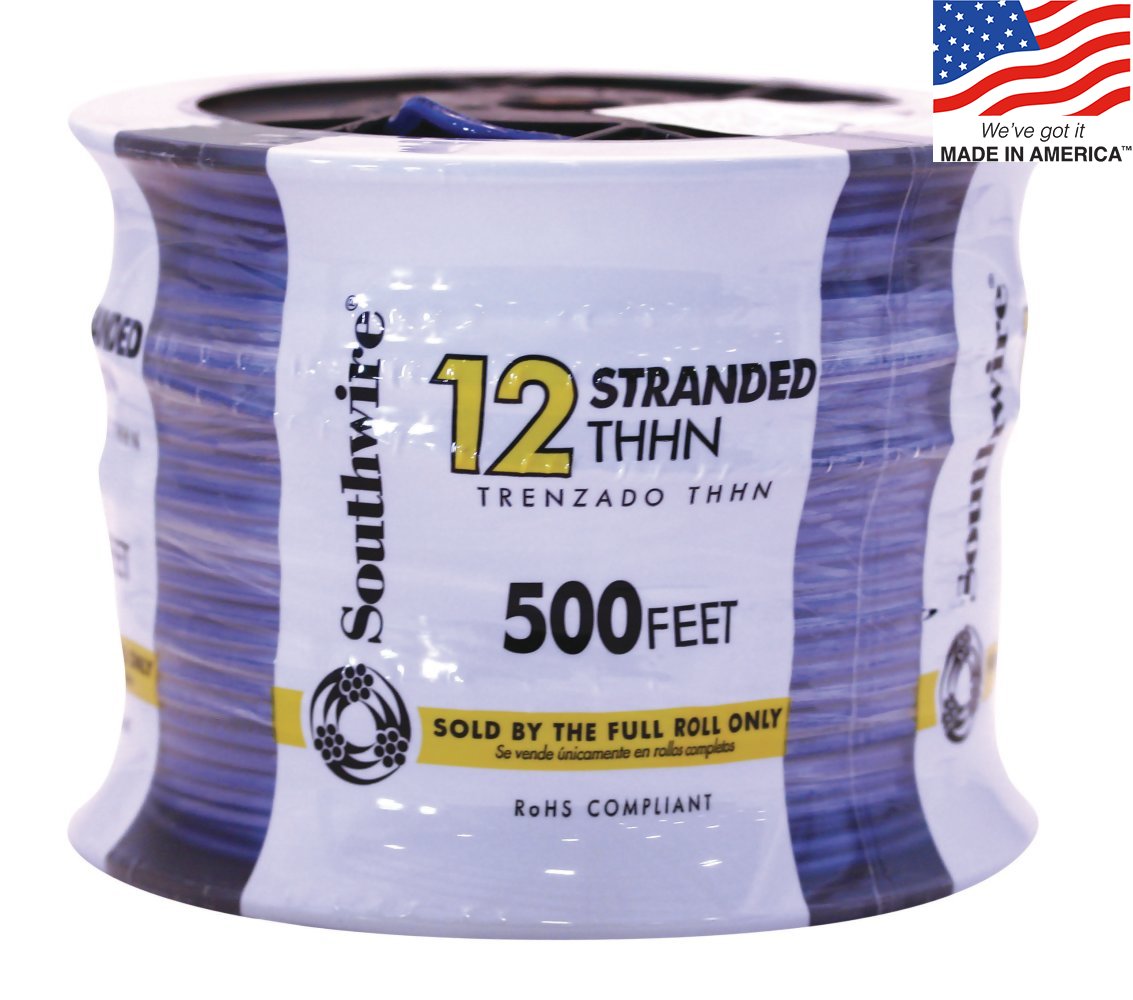 Southwire 500-ft 18-AWG Stranded Yellow Copper Tffn Wire (By-the-roll) in  the TFFN & THHN Wire department at