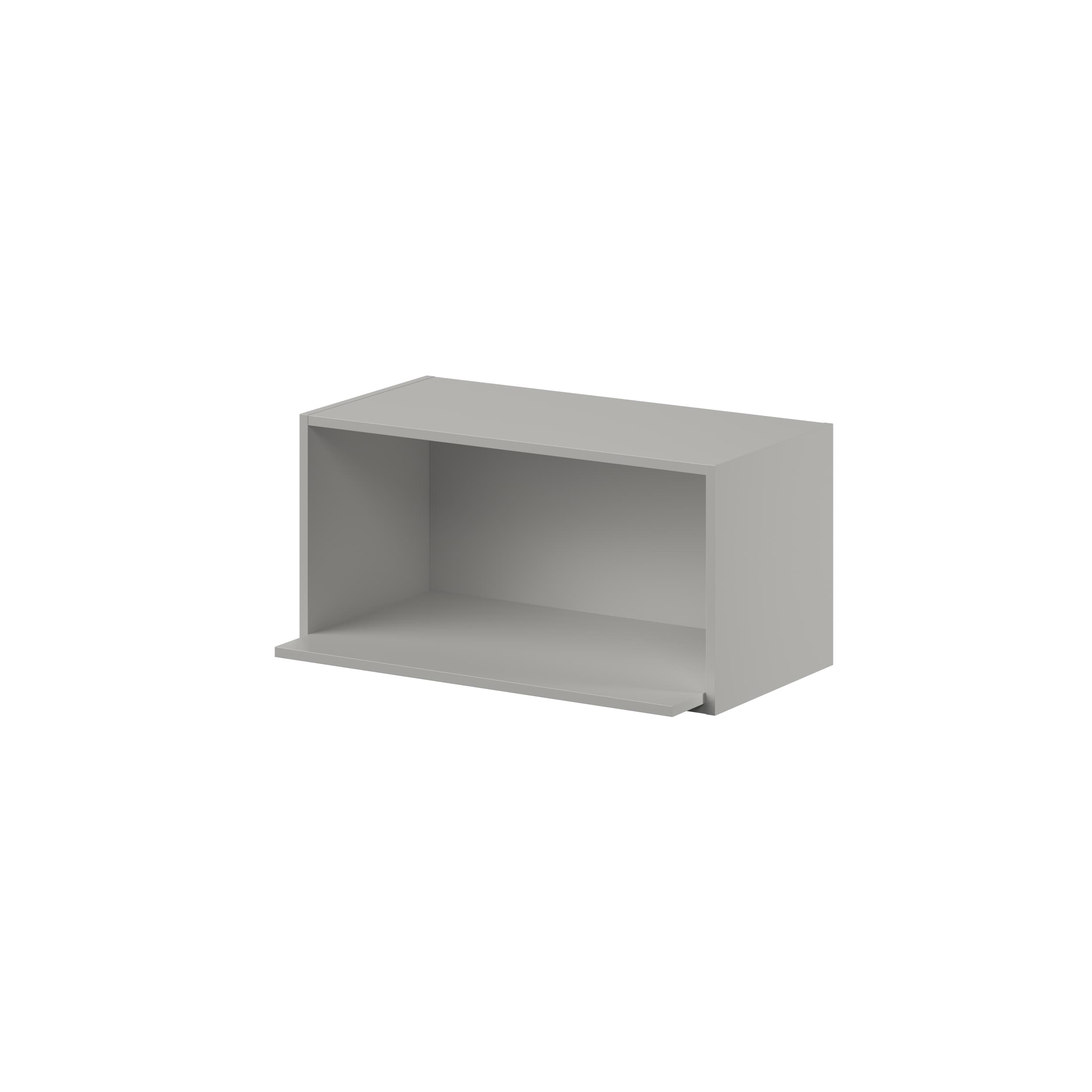 Hugo&Borg DSWMS3015-BE Belcourt 30-in W x 15-in H x 14-in D Painted Light Gray Microwave Wall Fully assembled Cabinet (Recessed Panel