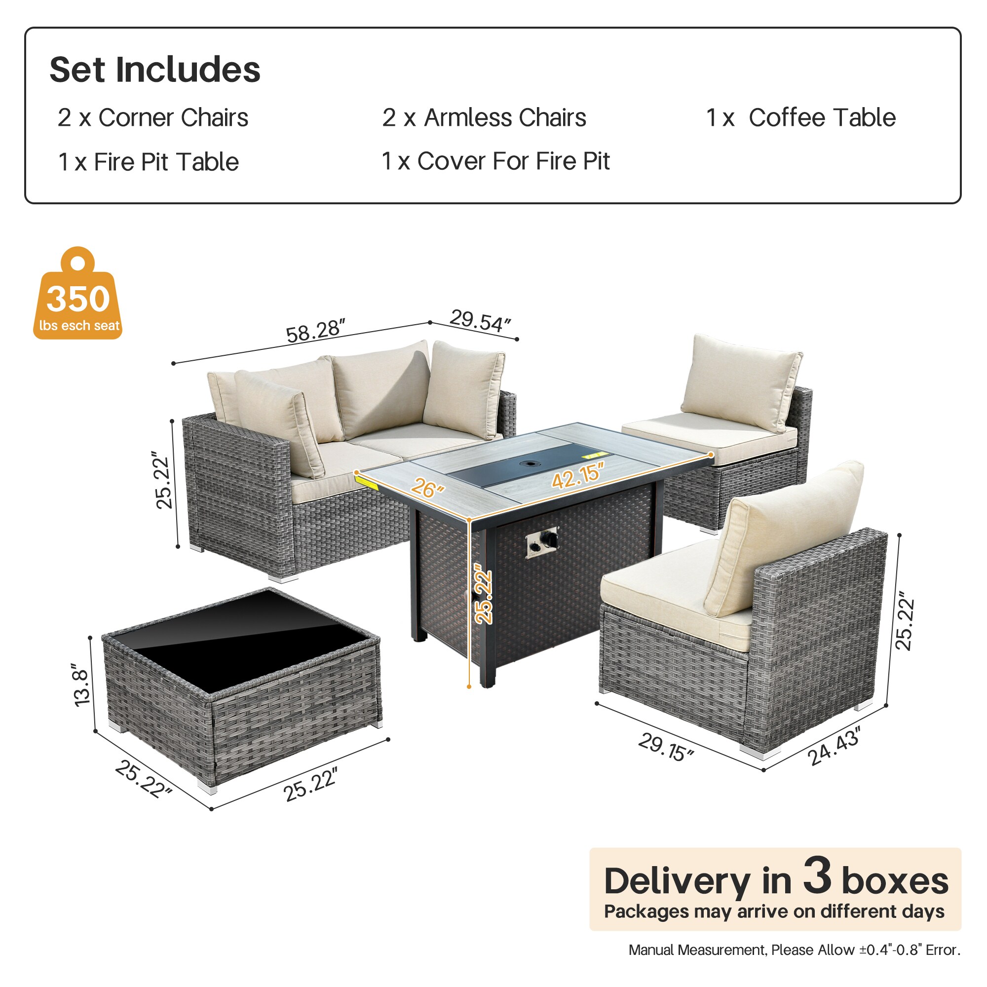 Pouuin SHOP6-7-BOX3 Patio-Sofas-Daybeds - View #2