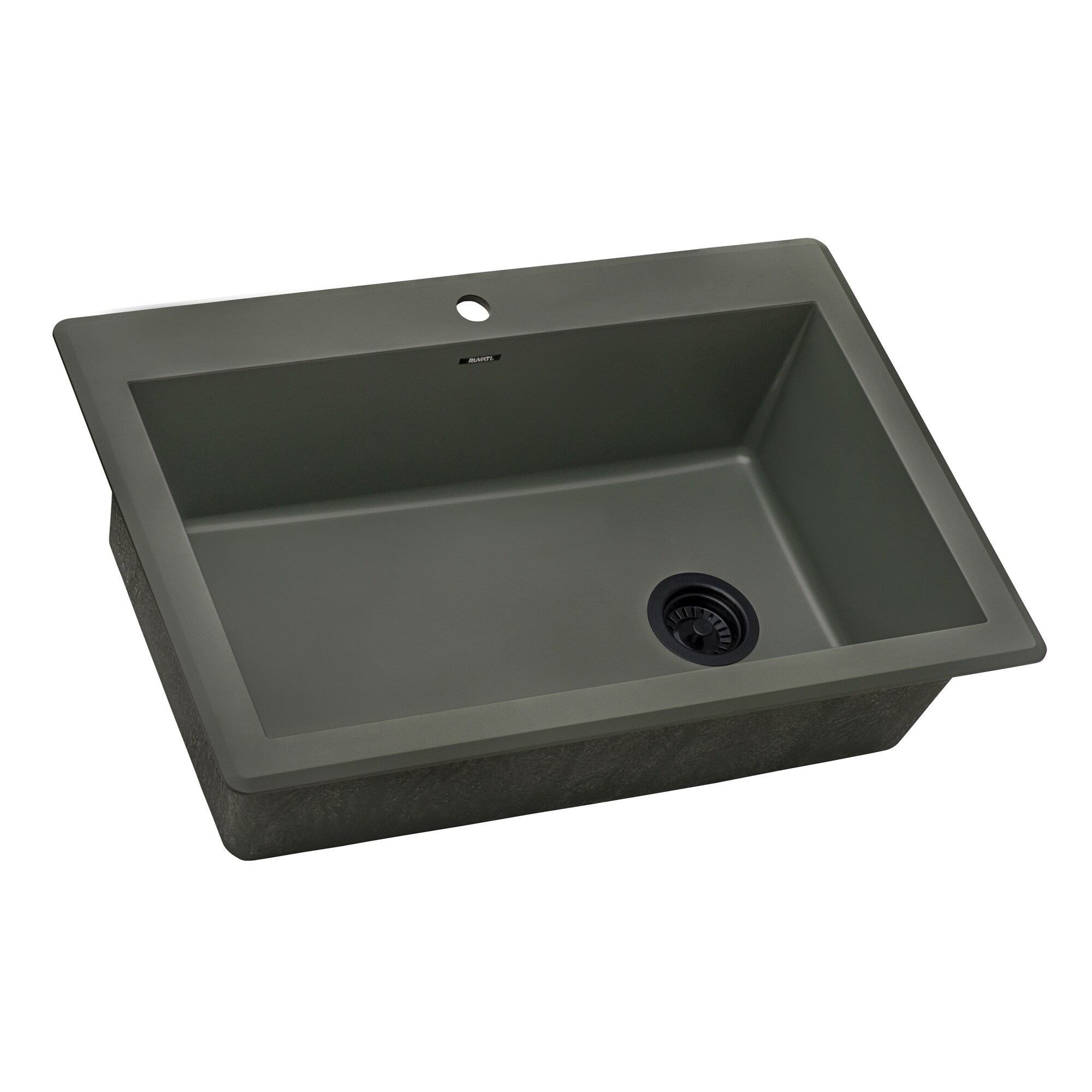 Juniper Green Granite Composite Single Bowl Kitchen Sink