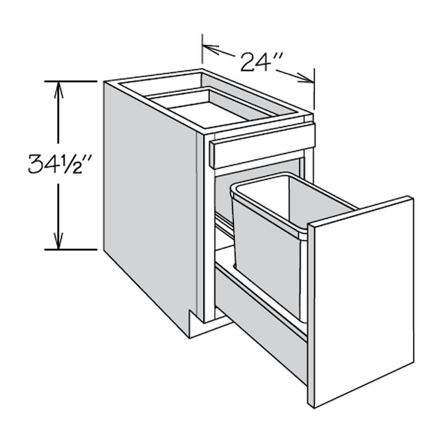 allen + roth Dawley 15-in W x 34.5-in H x 24-in D Linen Maple Door and Drawer Base Semi-Custom Cabinet allen + roth Dawley 15-in W x 34.5-in H x 24-in D Linen Maple Door and Drawer Base Semi-Custom Cabinet