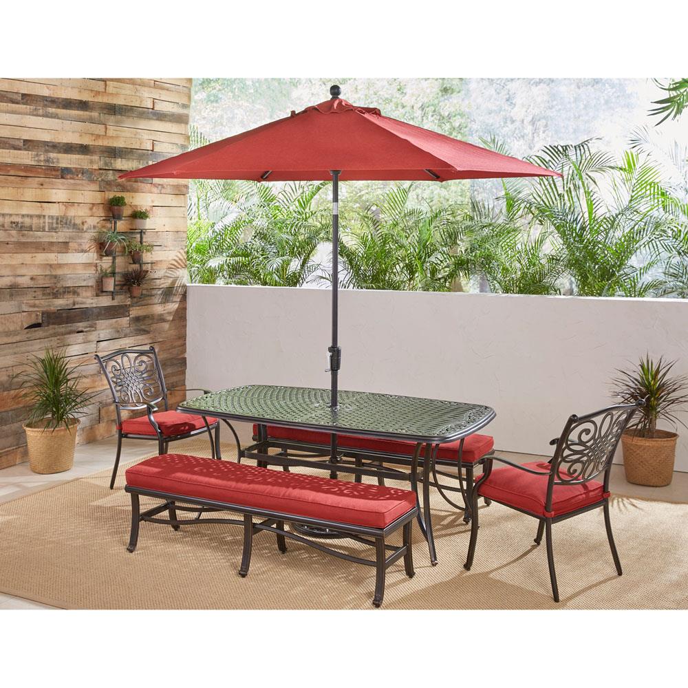 Hanover TRADDN5PCBN-SU-R Patio-Dining-Sets - View #17