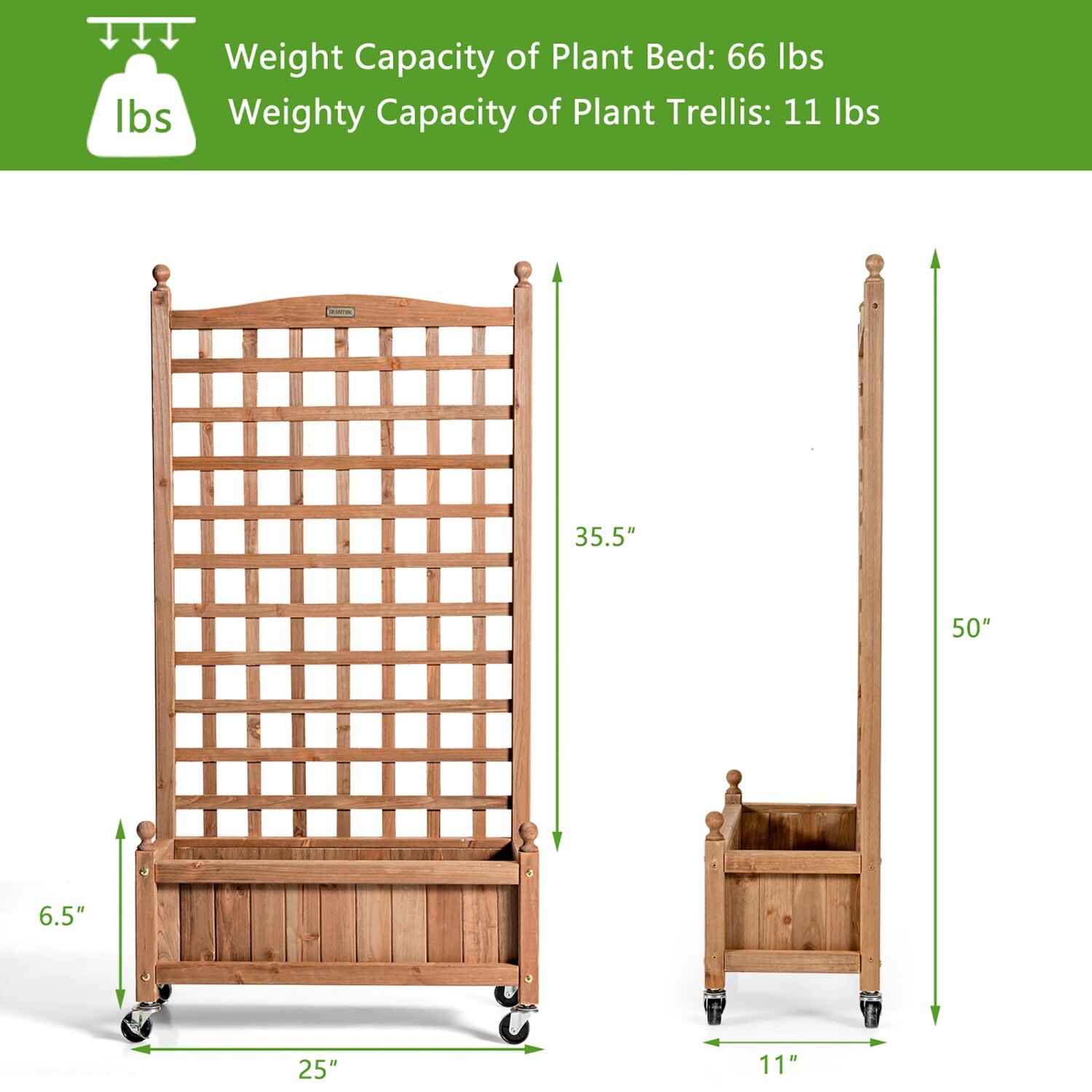 Costway CSHY005167 Planter-Window-Box - View #3