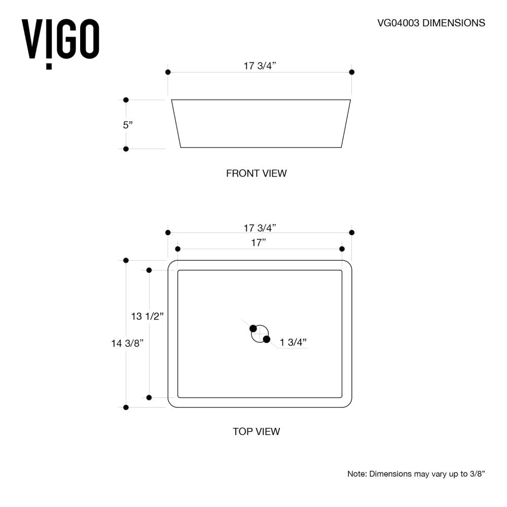 VIGO VGT1446 Bath-Sink - View #10