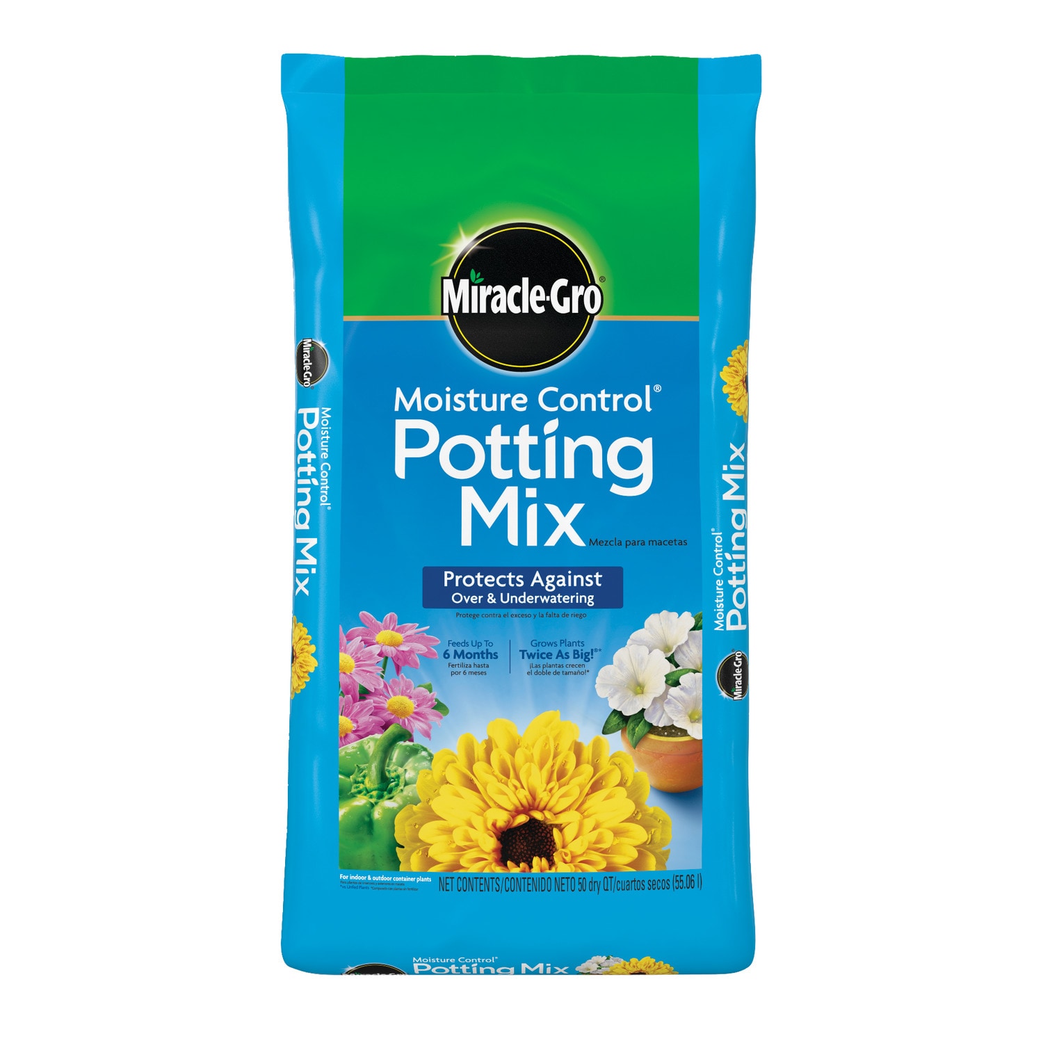 Miracle-Gro Moisture Control 50-Quart All-purpose Potting Soil Mix in the  Soil department at