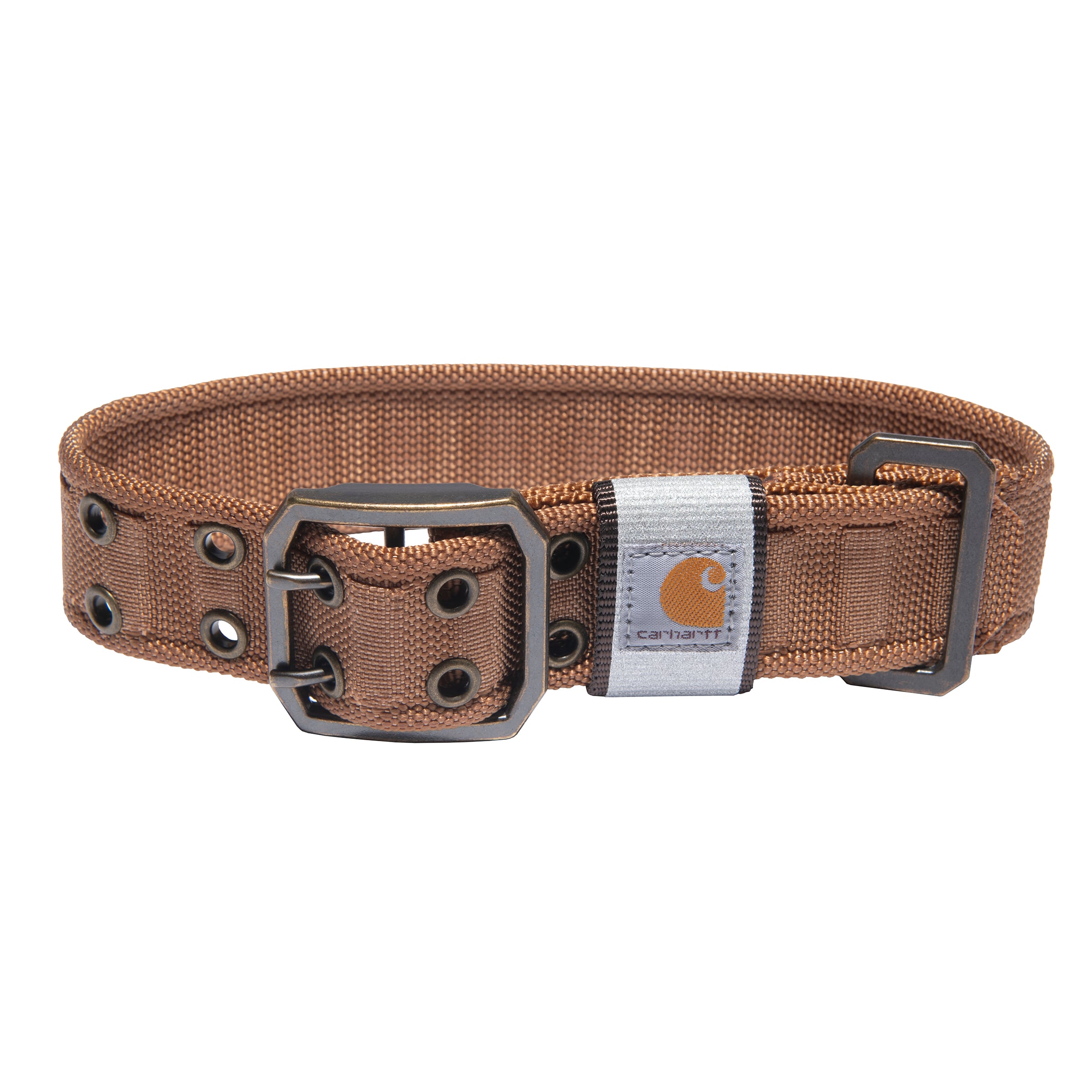 Carhartt P000046020103 Nylon Wide Dog Collar Reflective Brown Dog collar , Medium