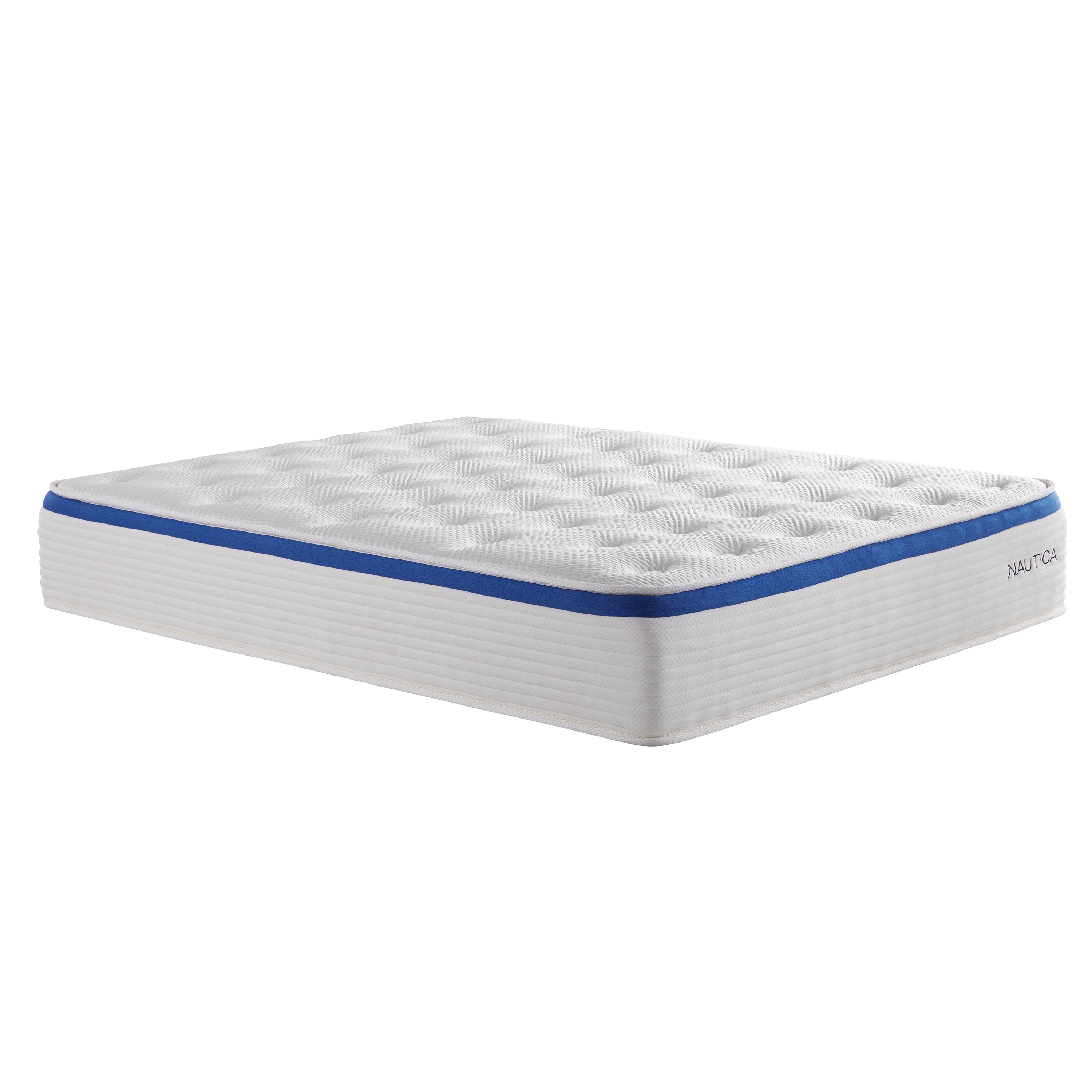 Nautica IMIFN1200TXL 13.8-in Firm Twin extra long Hybrid Memory Foam/Coil Blend Mattress in a Box