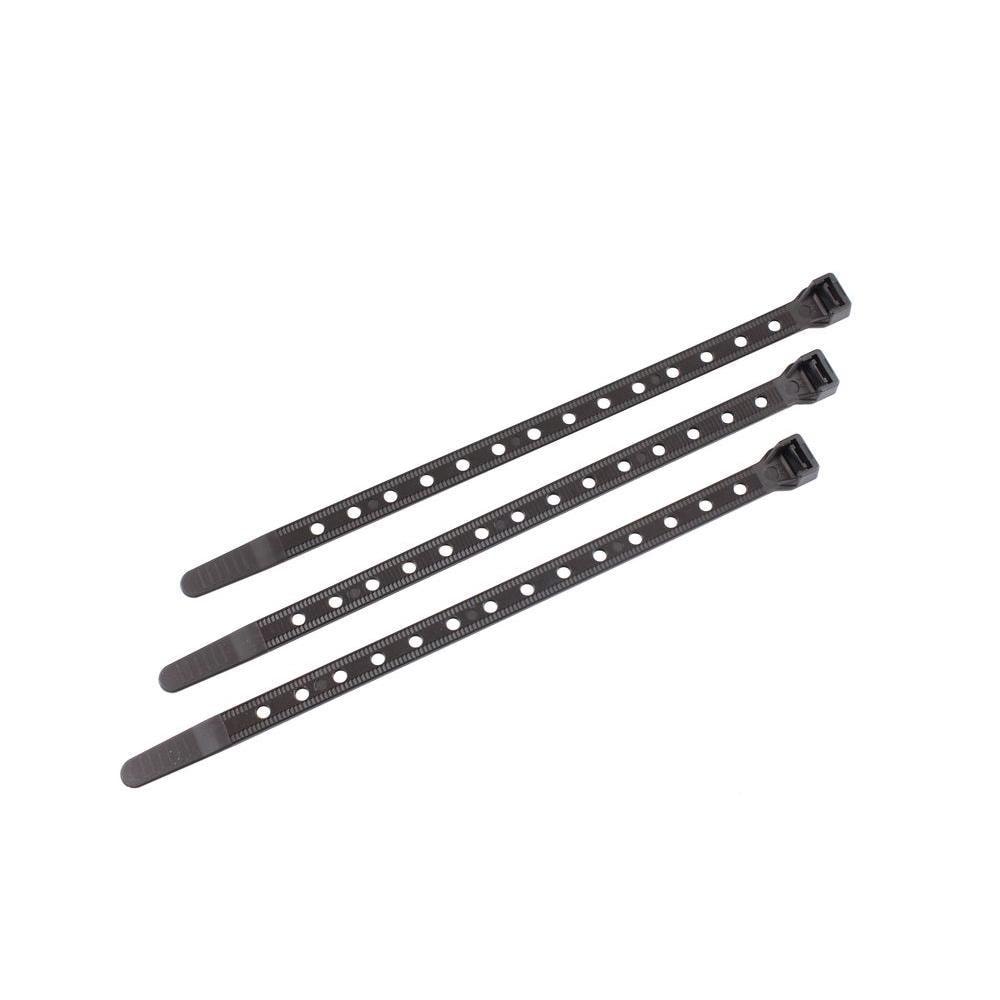 Southwire Universal Cable Tie 50lbs 11 Black 100Pk