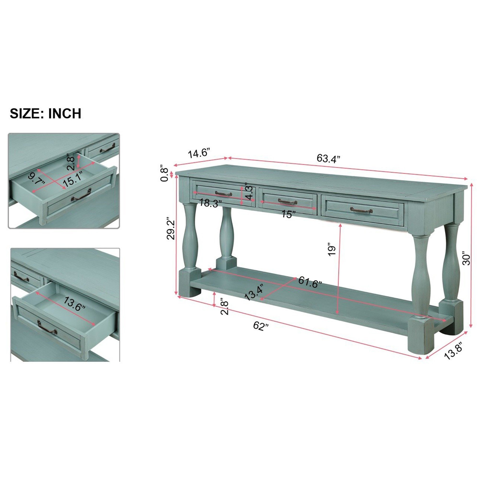 LOVMOR SF-W-W1202114031 Console-Sofa-Tables - View #7