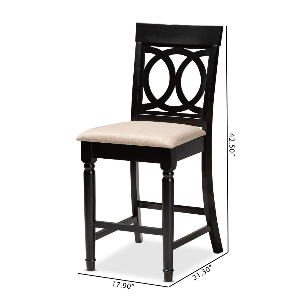 Baxton Studio 158-2PC-9772-LW stools - View #6