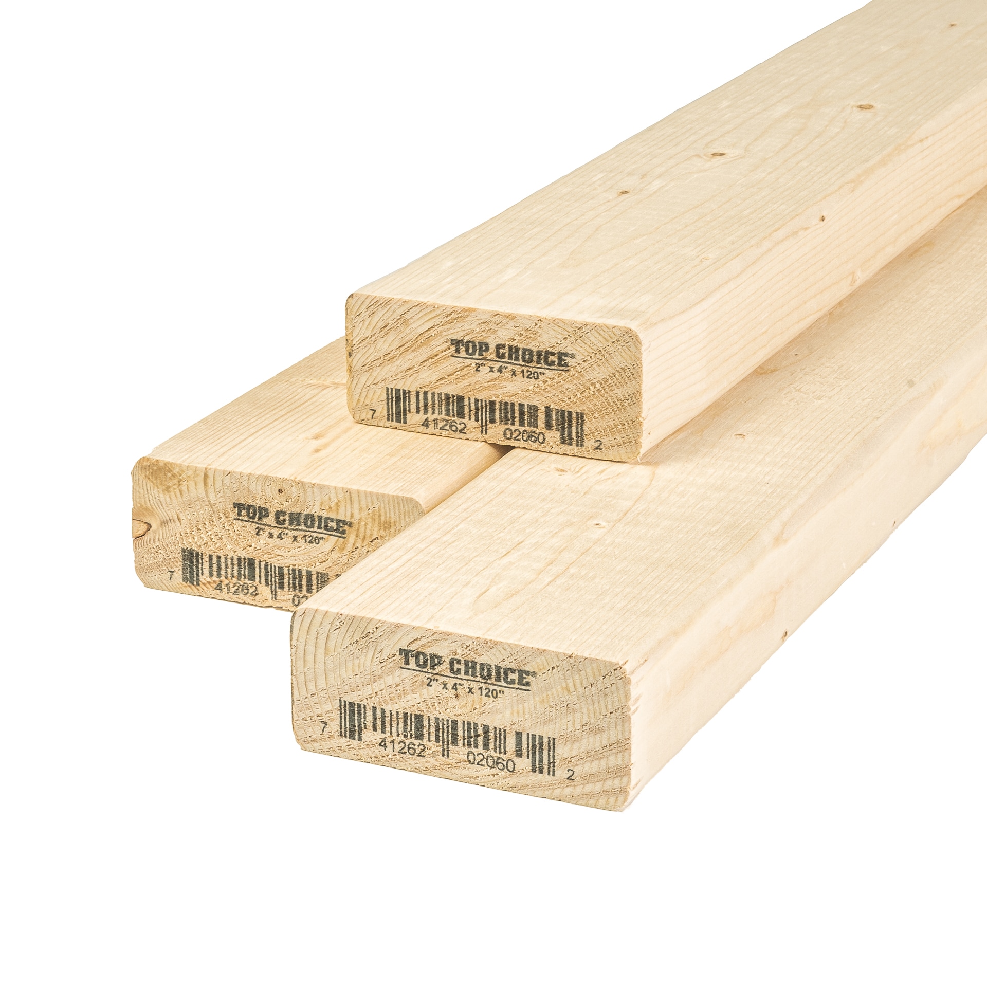 Interfor 244S12P294WT (28349) 2-in x 4-in x 12-ft #2 BTR S4SEE Whitewood Kiln-Dried Lumber