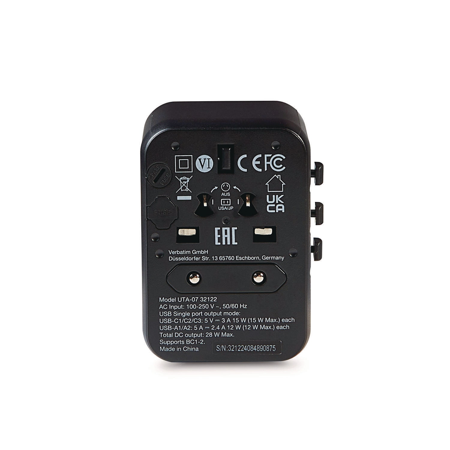 Verbatim 32122 Mobile-Device-Chargers - View #2